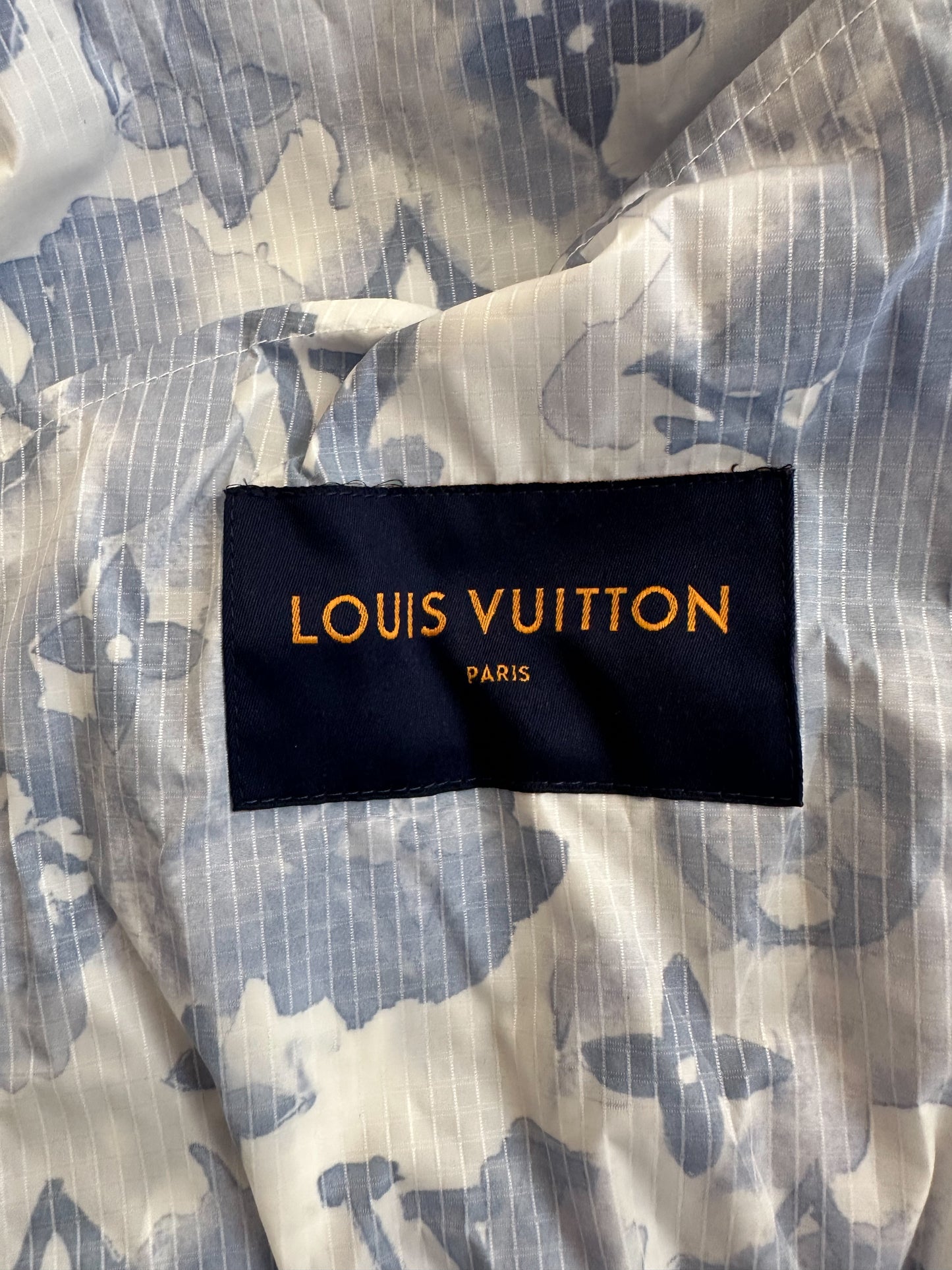 Louis Vuitton Blue Watercolor Monogram Windbreaker