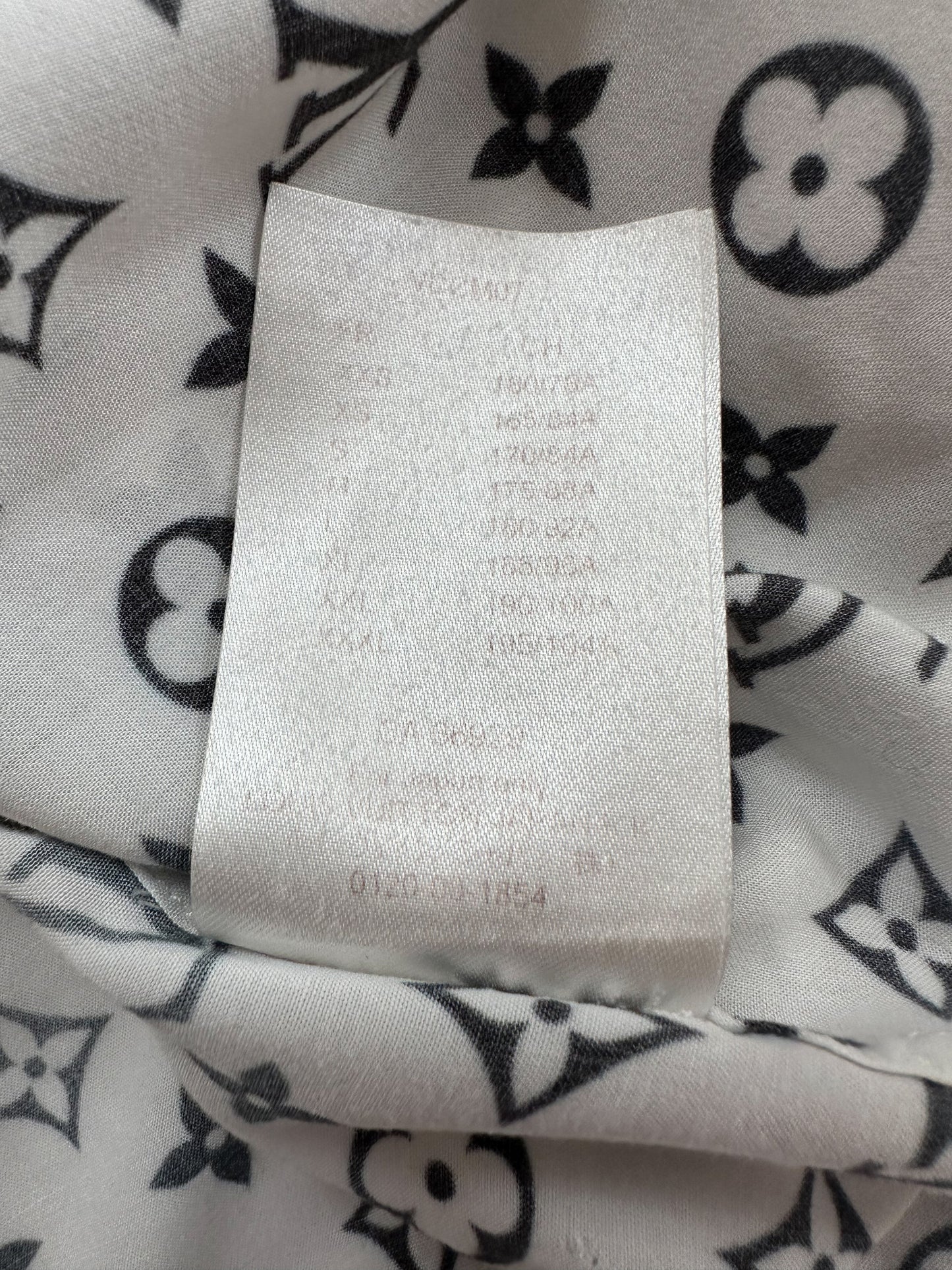 Louis Vuitton Fragment White & Black Gradient Button Up Shirt