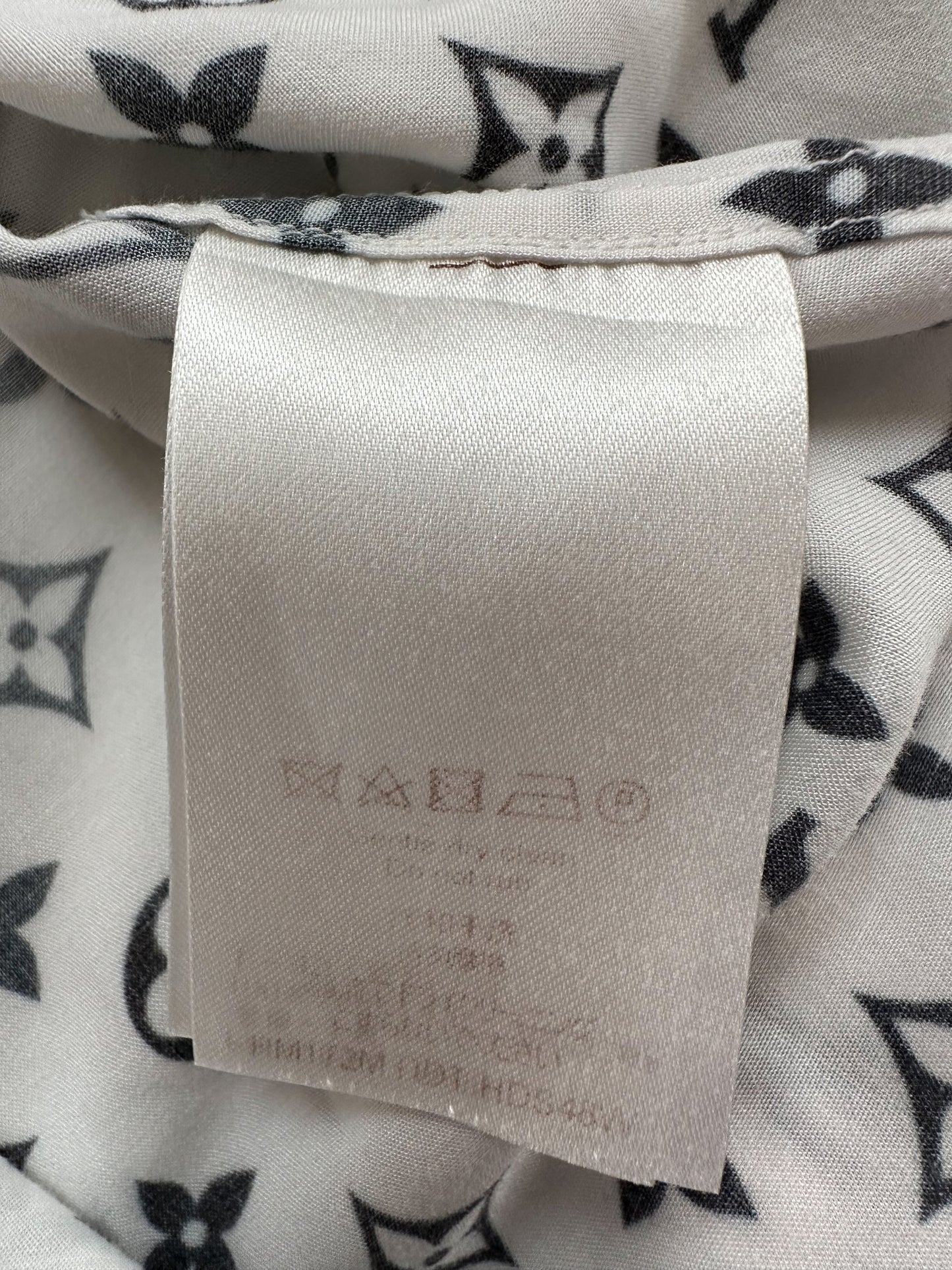Louis Vuitton Fragment White & Black Gradient Button Up Shirt