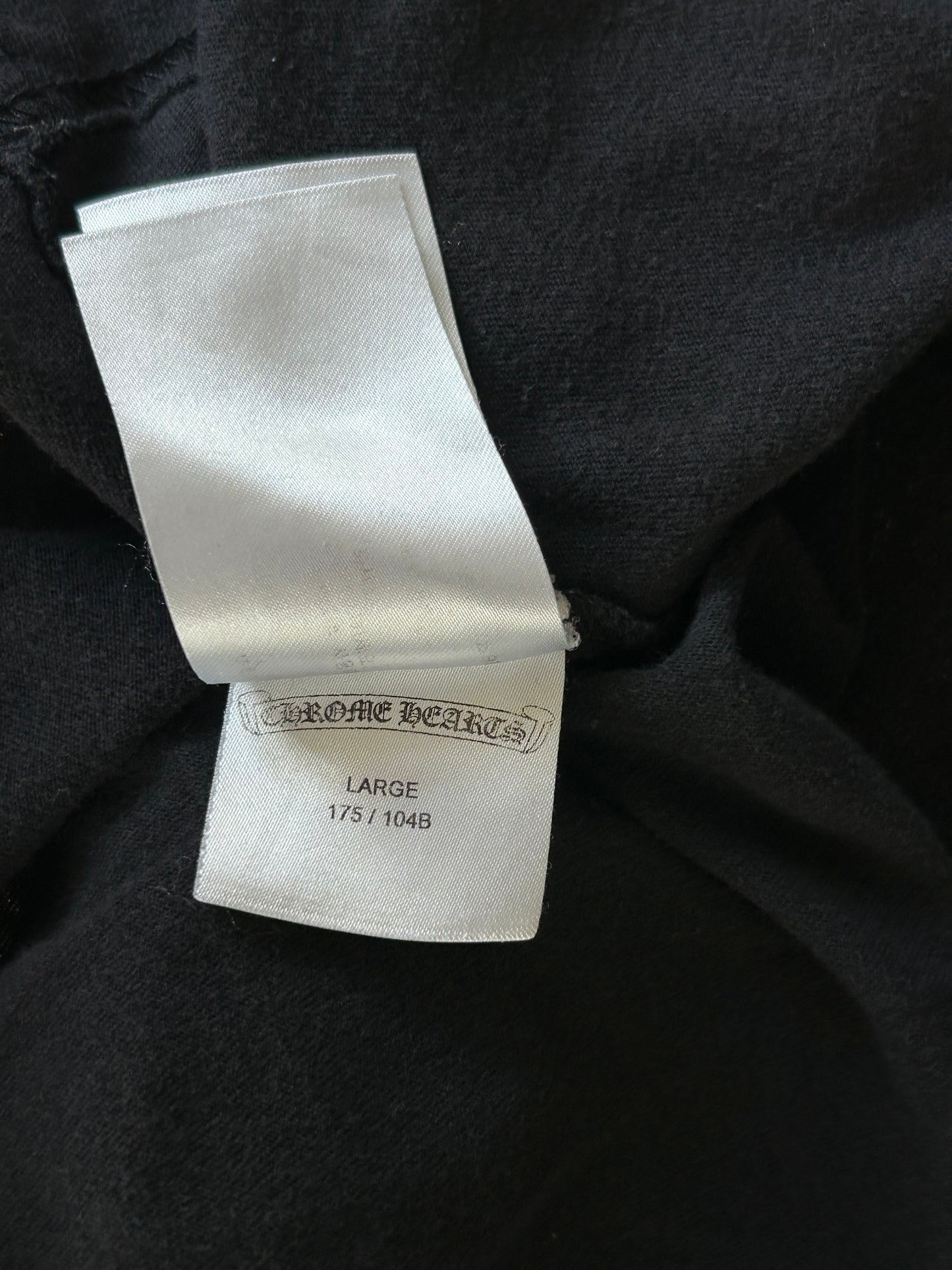 Chrome Hearts Black Multicolor Cross Logo T-Shirt