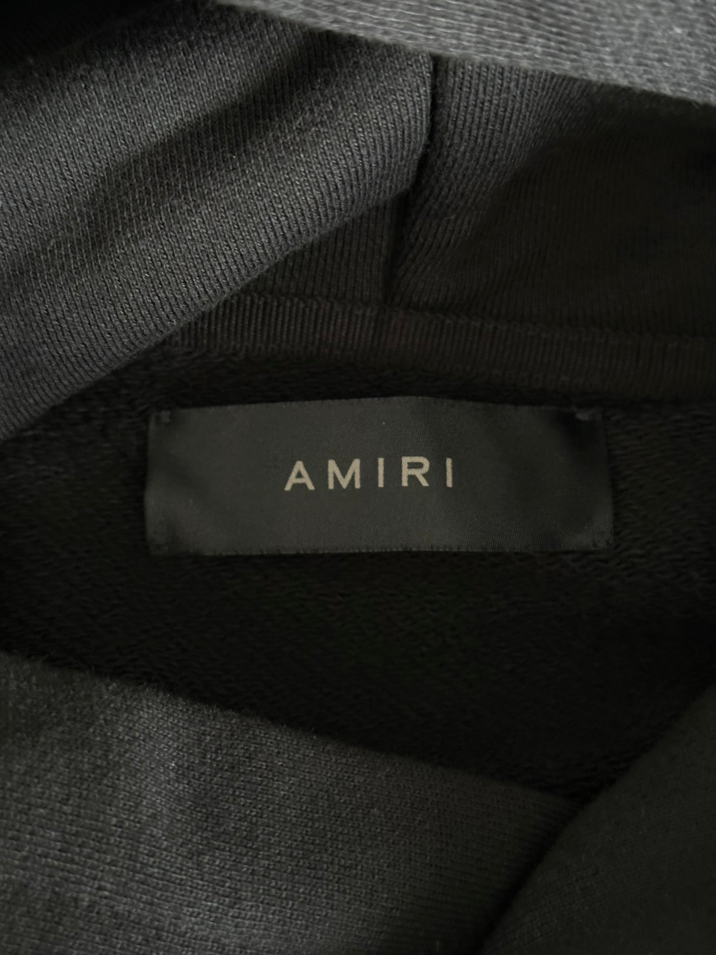 Amiri Black California Hawaiian Logo Hoodie