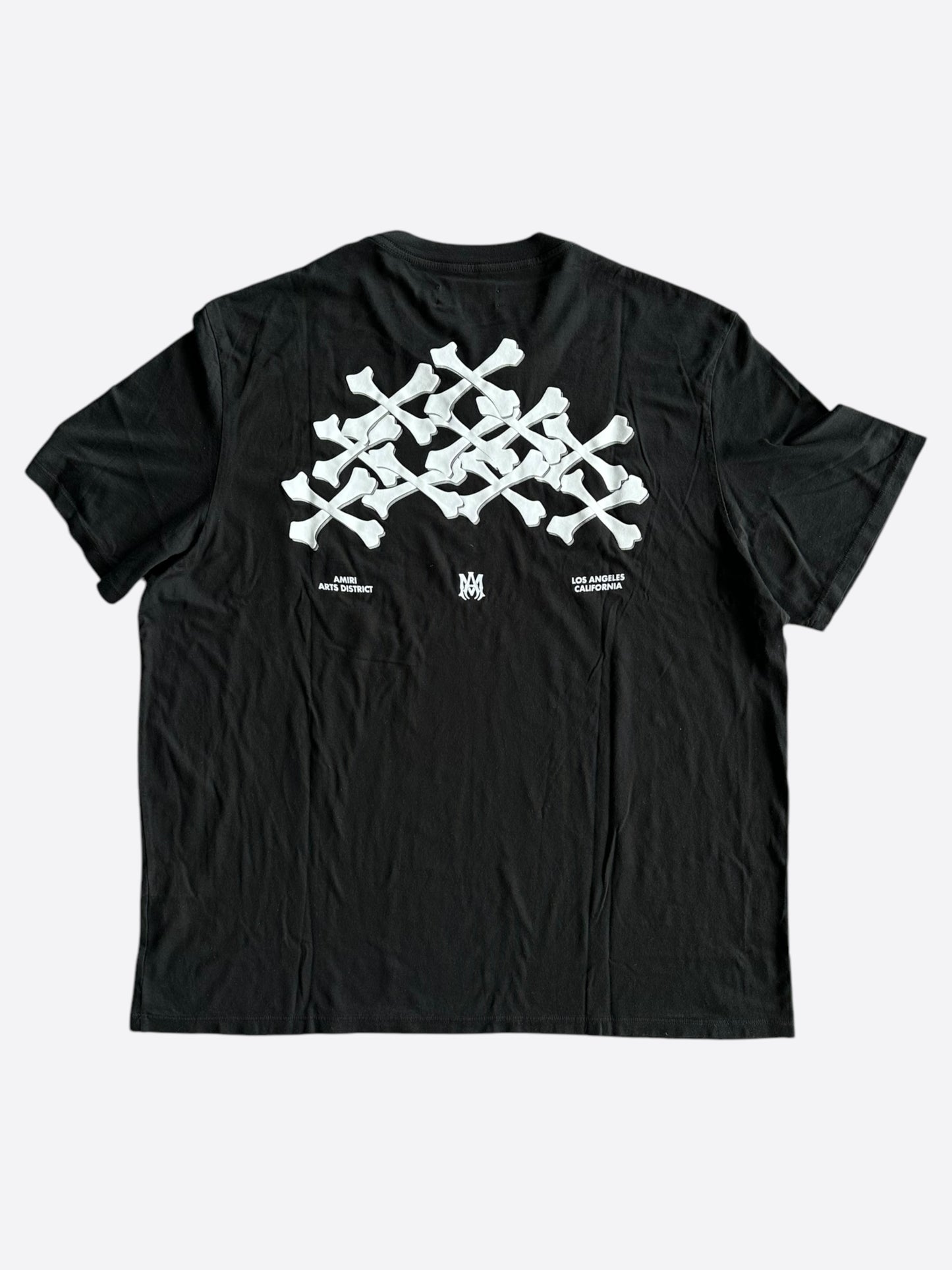Amiri Black & White Los Angeles Exclusive Bones T-Shirt