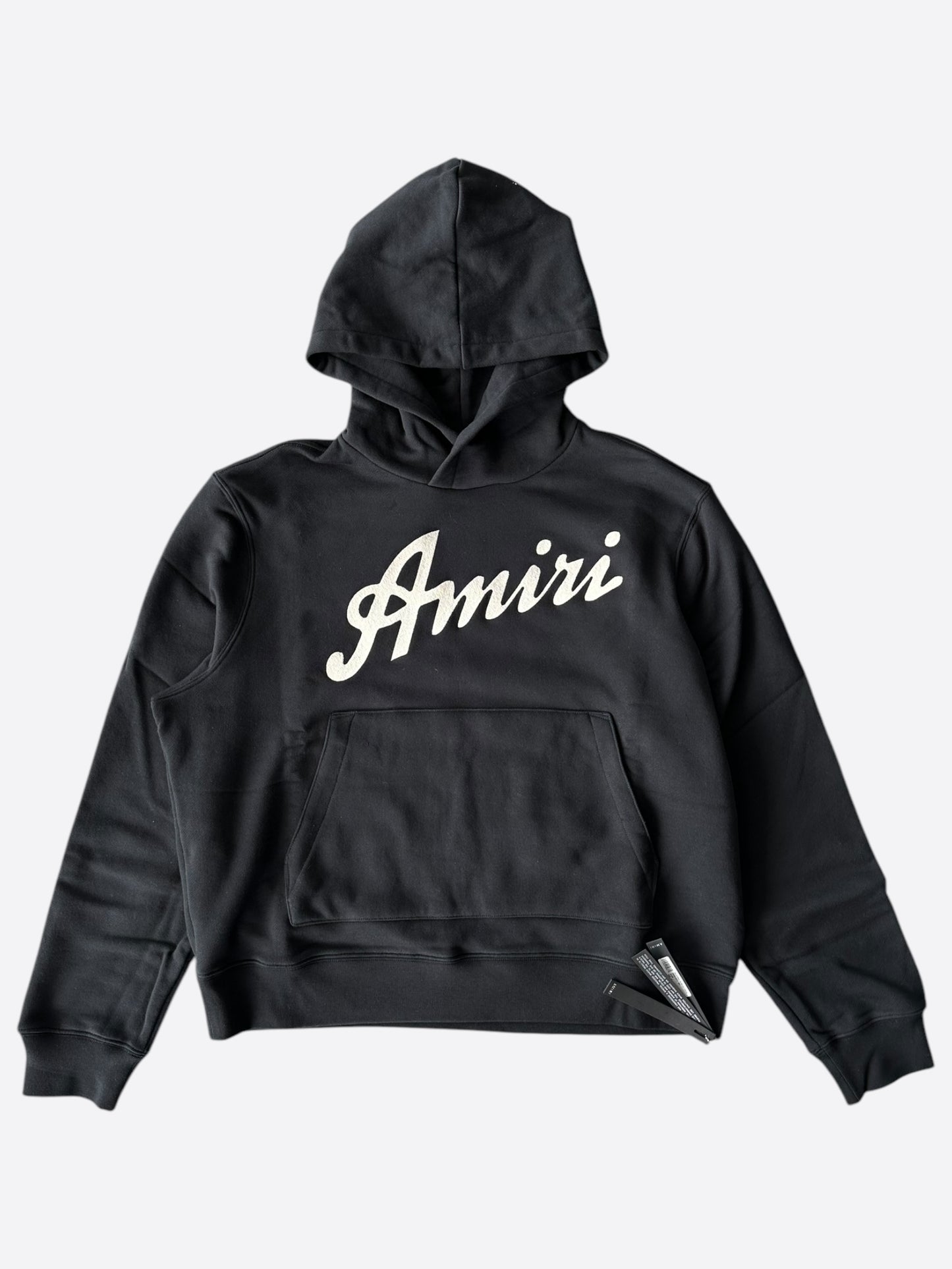 Amiri Black California Hawaiian Logo Hoodie