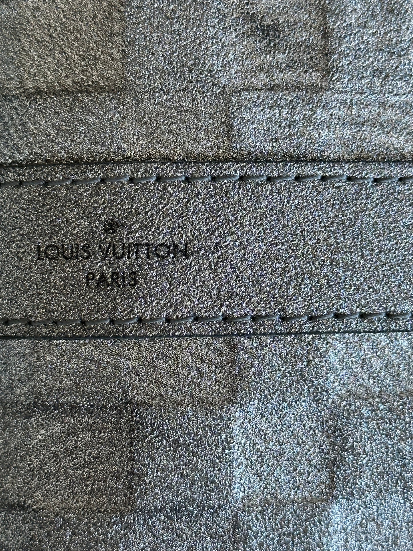 Louis Vuitton Silver Damier Glitter Keepall 50