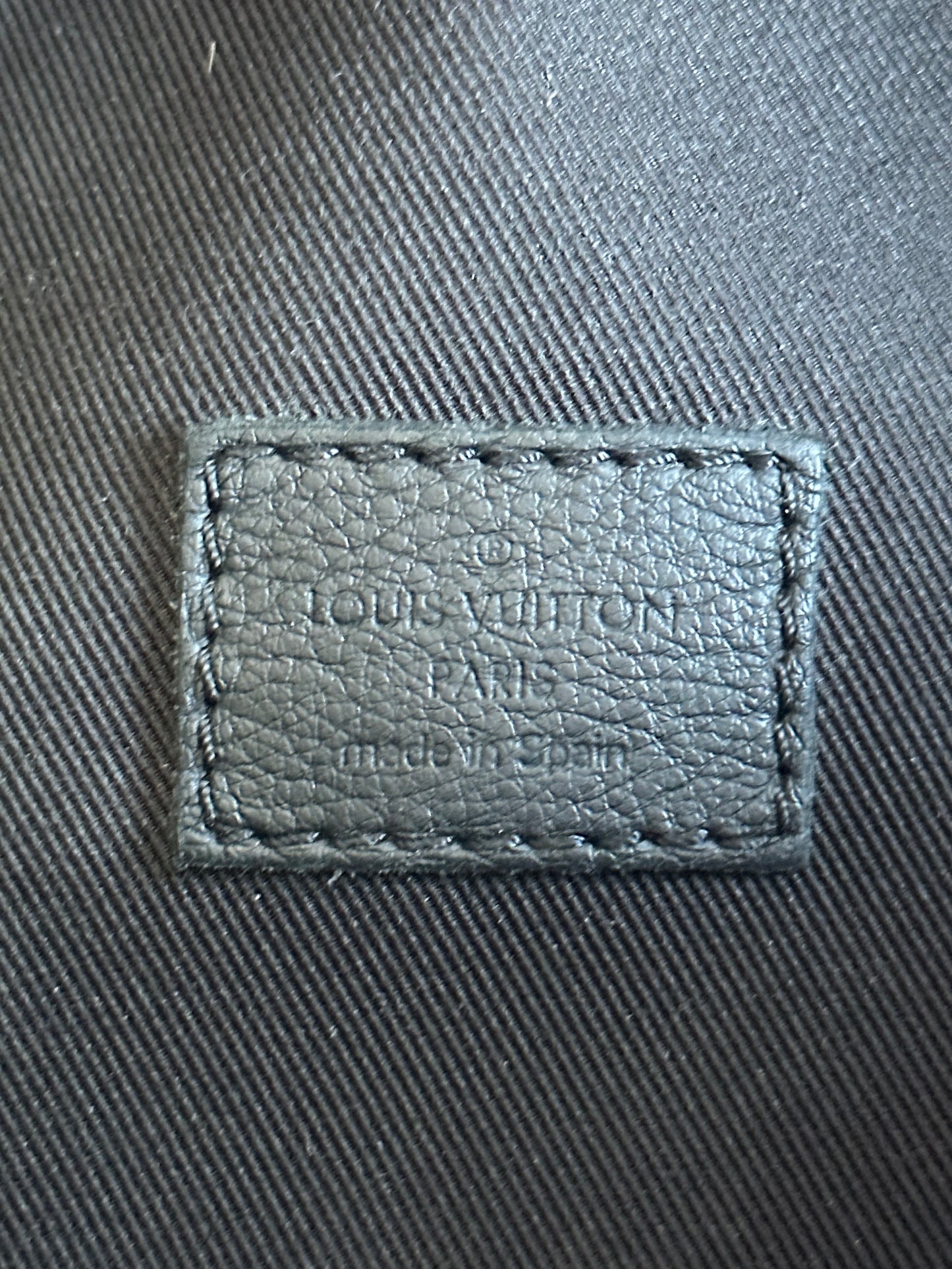 Louis Vuitton Black Shadow Monogram Rush Bumbag