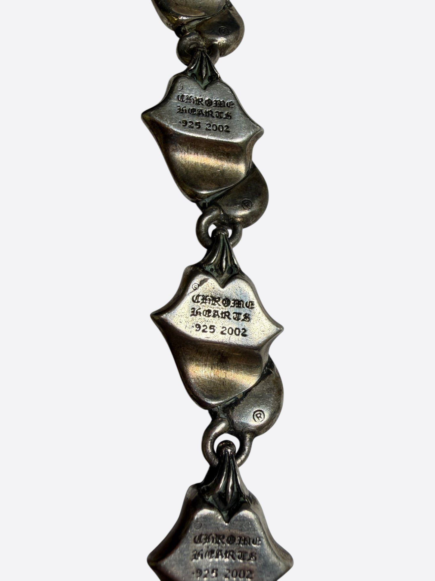 Chrome Hearts Rolling Stones Silver Wallet Chain
