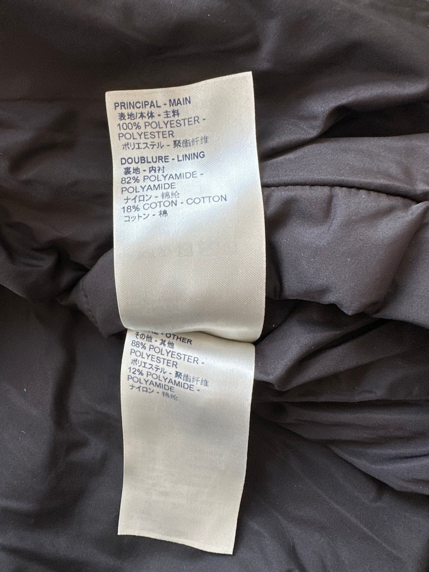 Louis Vuitton Black Flower Monogram Reversible Puffer
