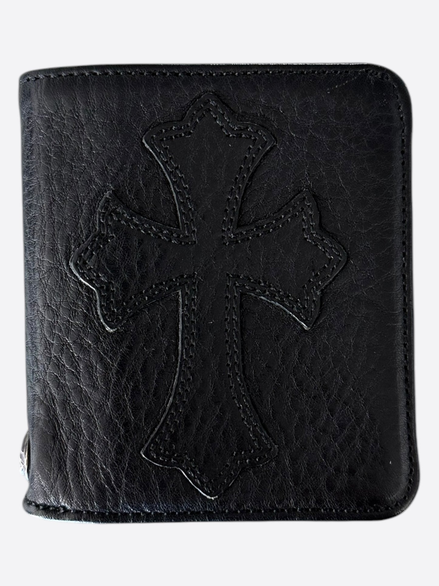 Chrome Hearts Black Cross Patch Wallet