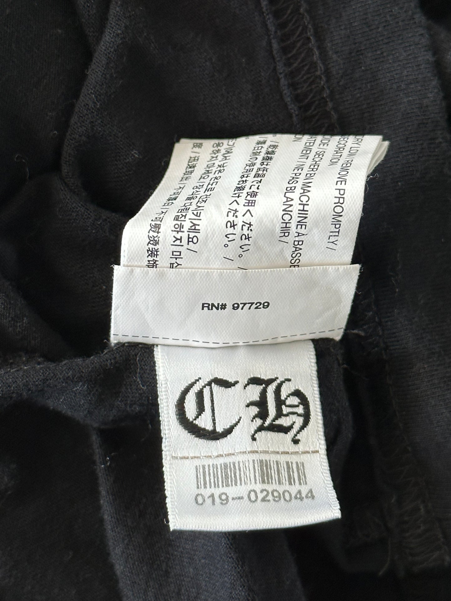 Chrome Hearts Black & Blue St. Barth Staff Horseshoe Logo Longsleeve T-Shirt