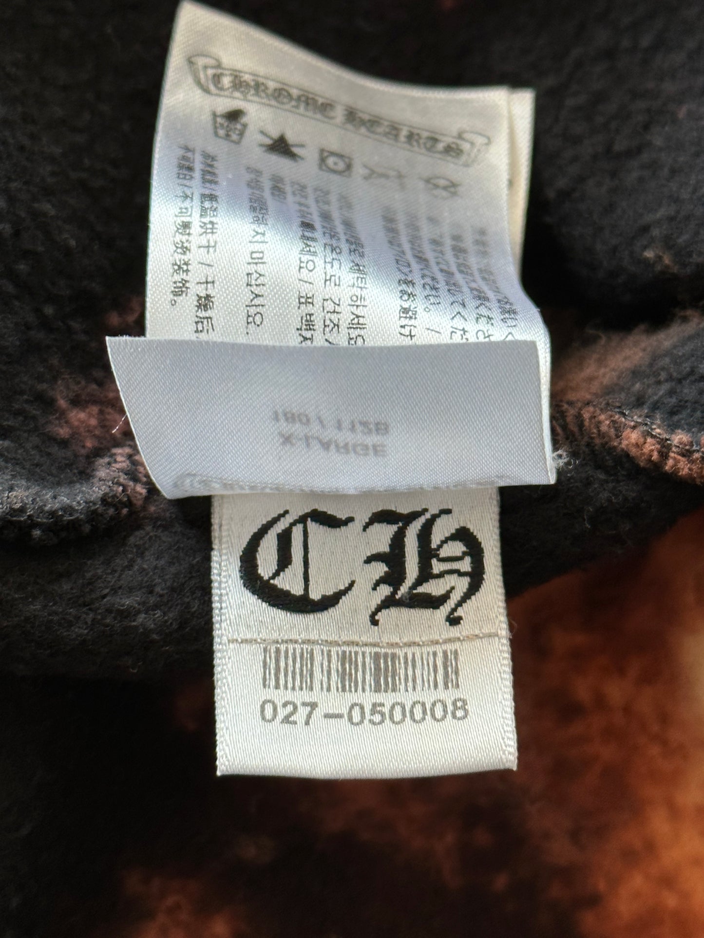 Chrome Hearts CVTVLIST Multicolor Bleached Script Logo Hoodie