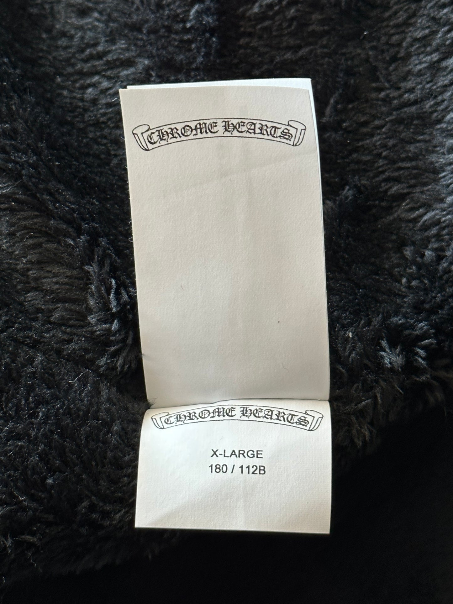 Chrome Hearts Black & White Striped Triple Cross Racing Jacket