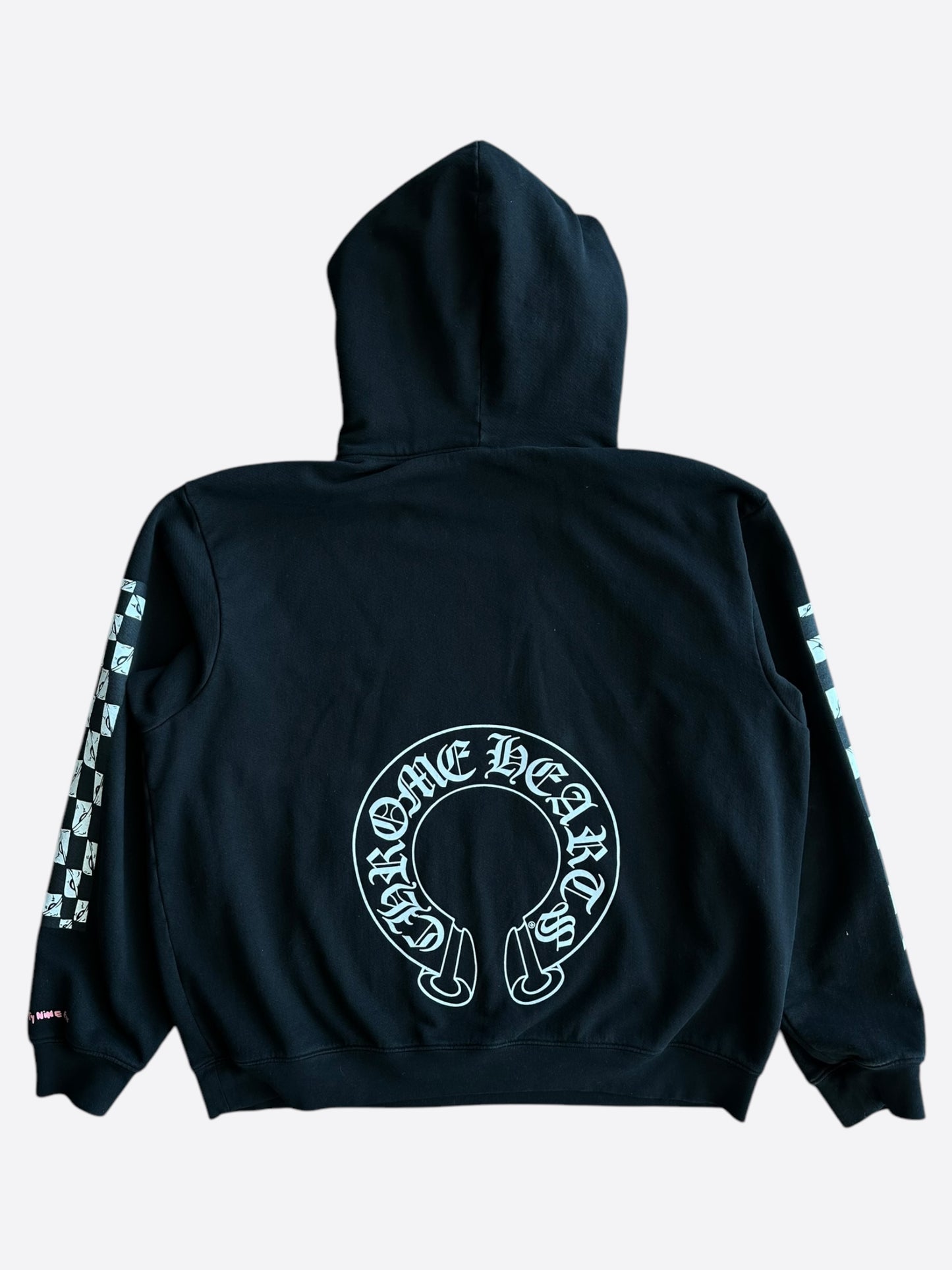 Chrome Hearts Matty Boy Black & White 99 Eyez Double Hoodie