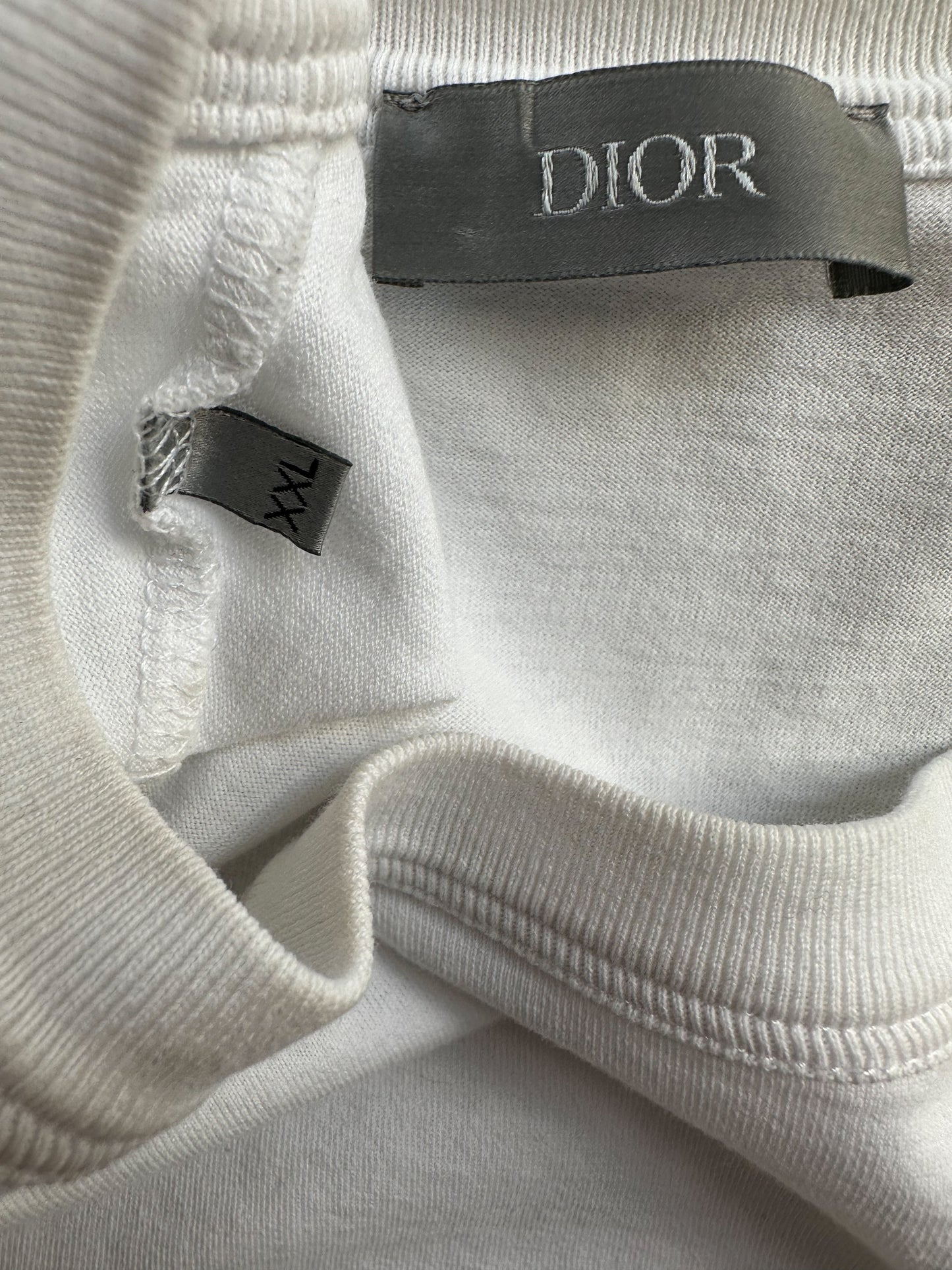 Dior Kenny Scharf White & Black Logo T-Shirt