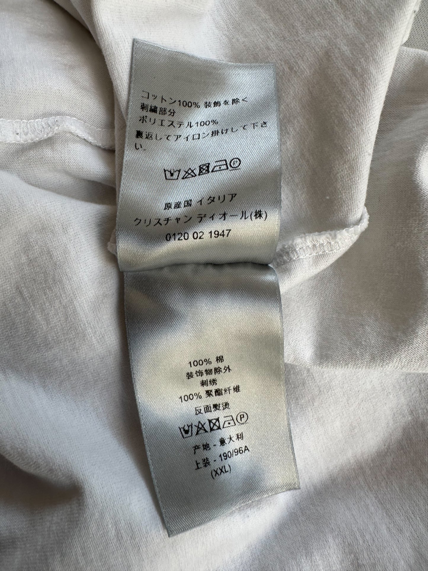 Dior Kenny Scharf White & Black Logo T-Shirt