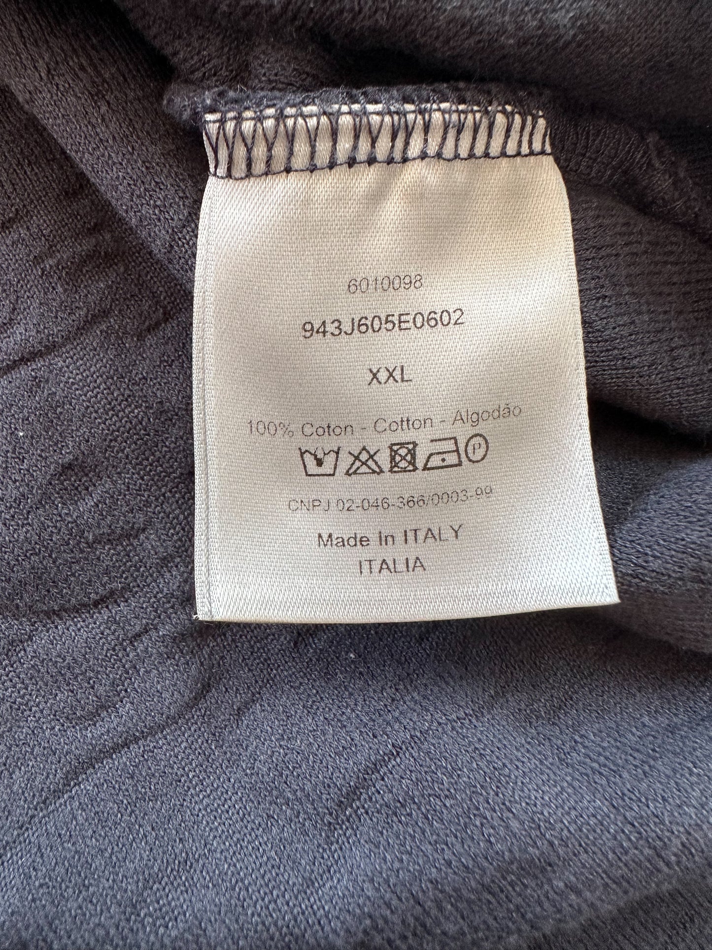 Dior Navy Oblique Towel T-Shirt