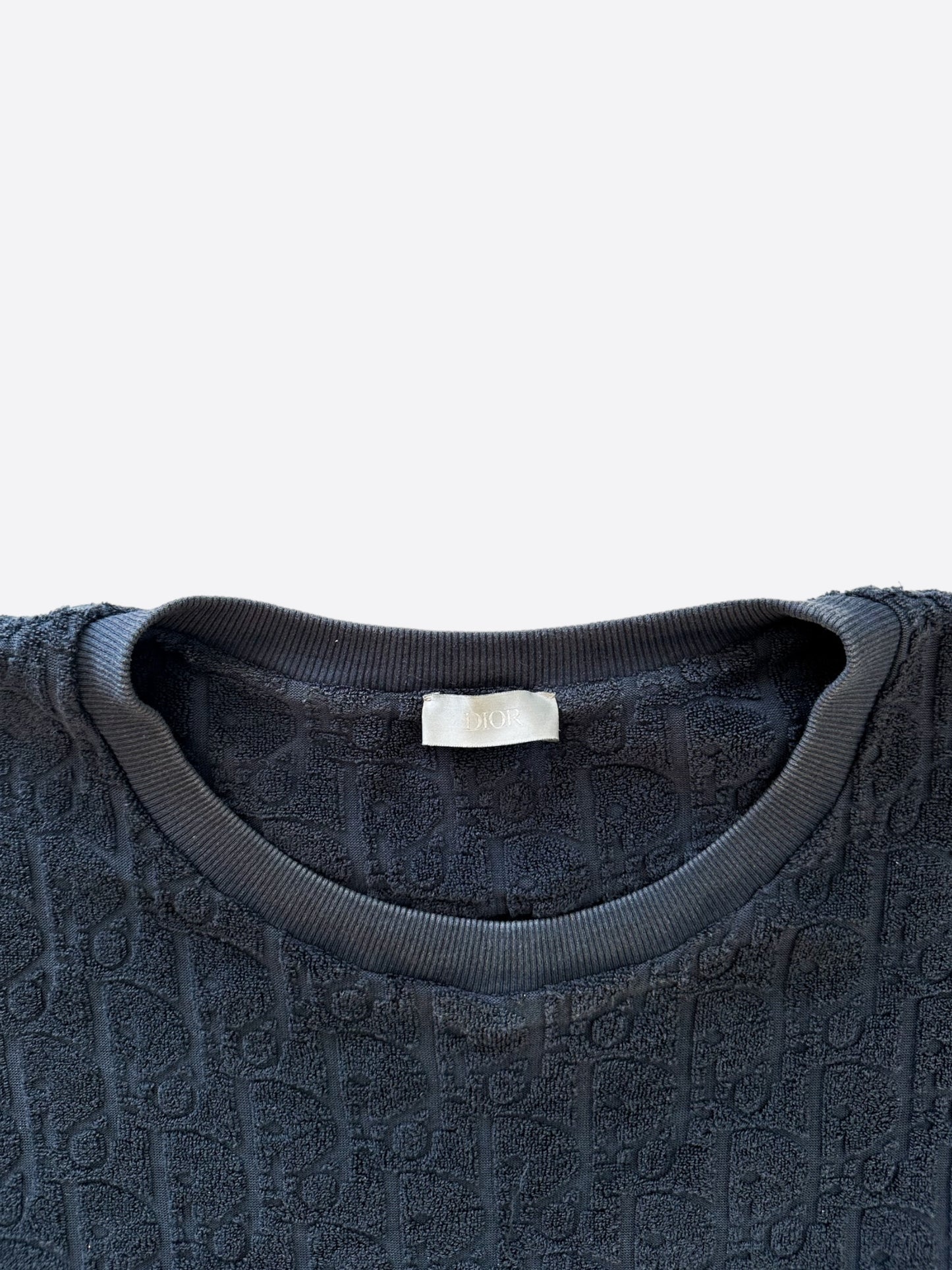 Dior Navy Oblique Towel T-Shirt