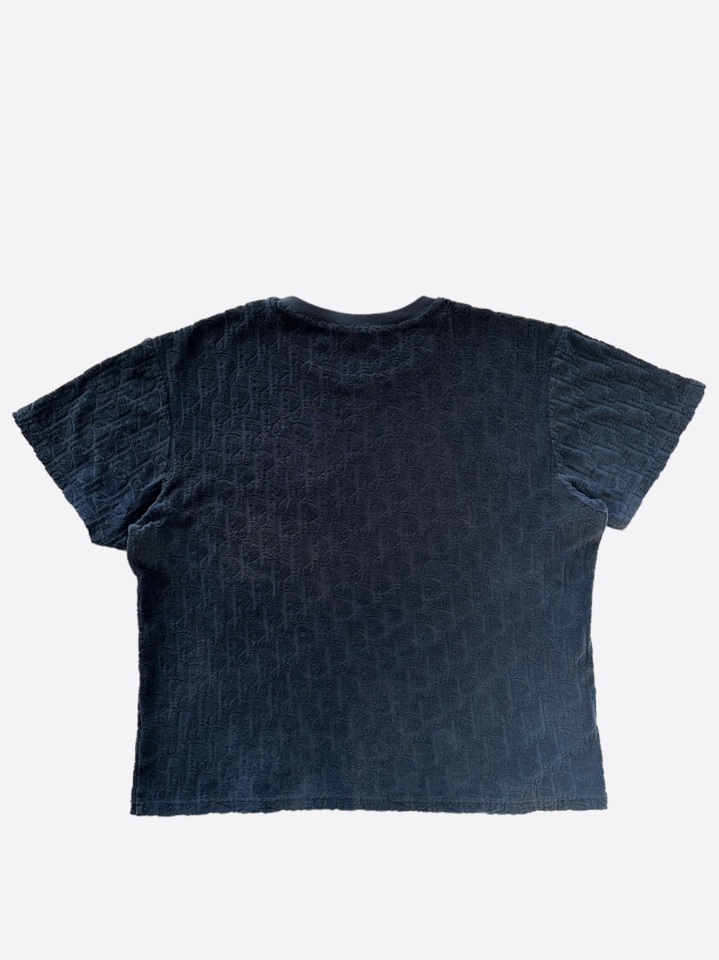 Dior Navy Oblique Towel T-Shirt