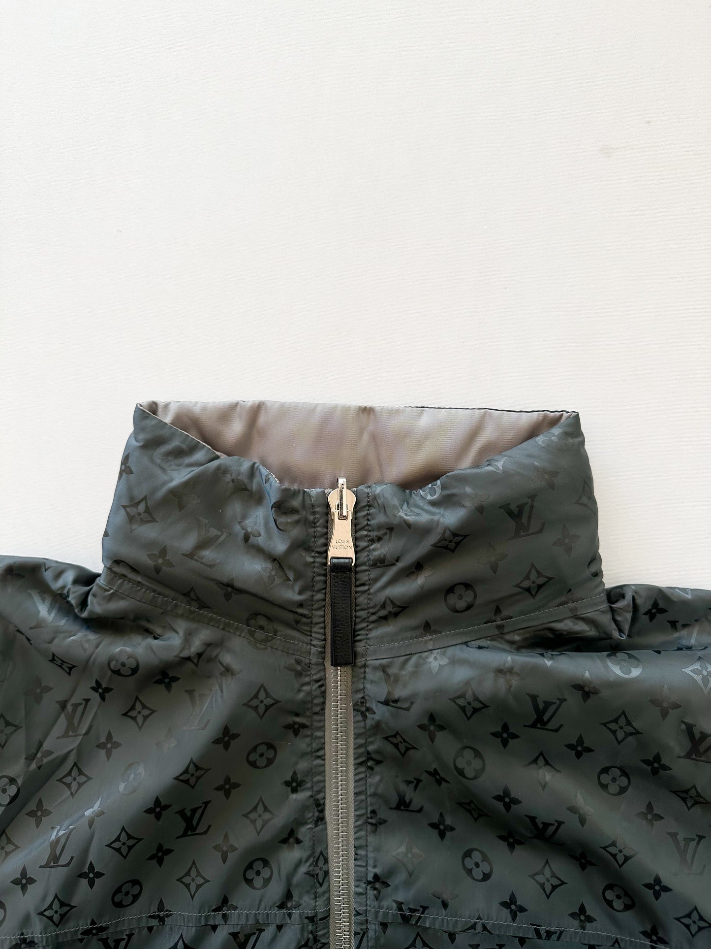 Louis Vuitton Black Monogram Reversible Windbreaker