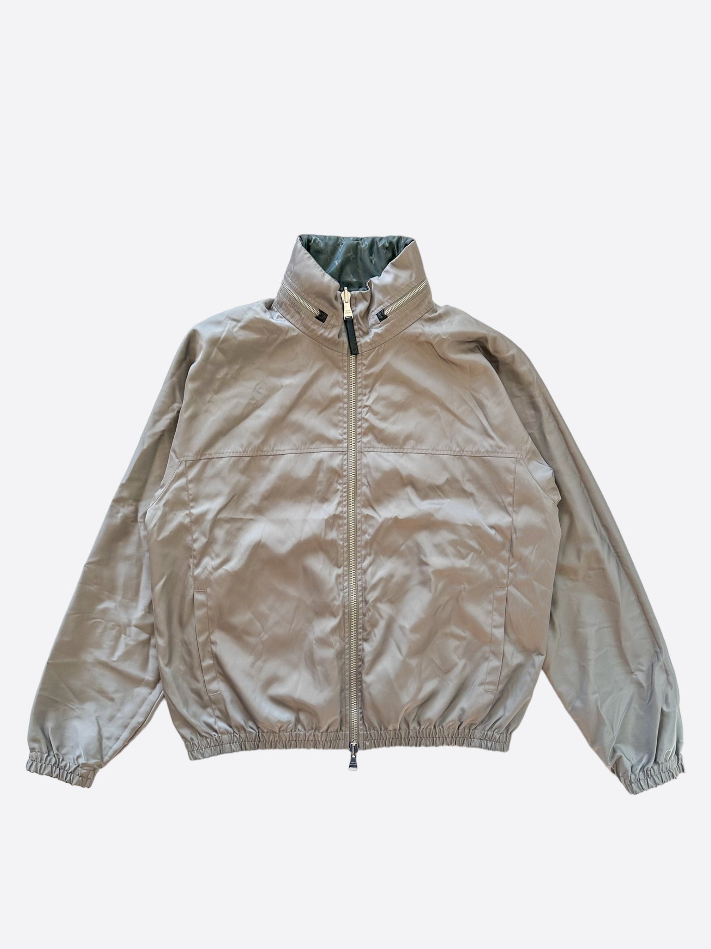 Louis Vuitton Black Monogram Reversible Windbreaker
