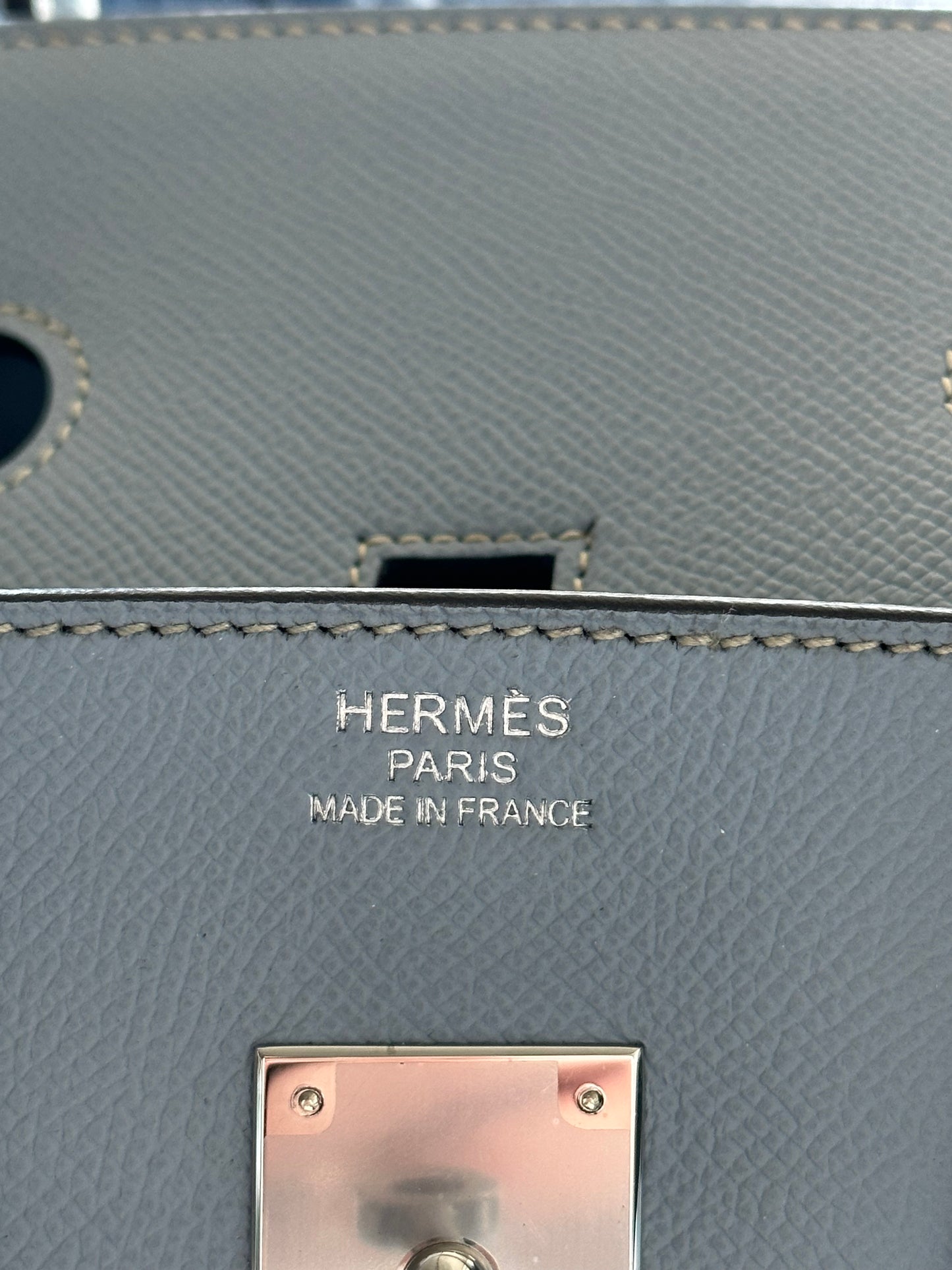 Hermes Blue Epsom Birkin 30