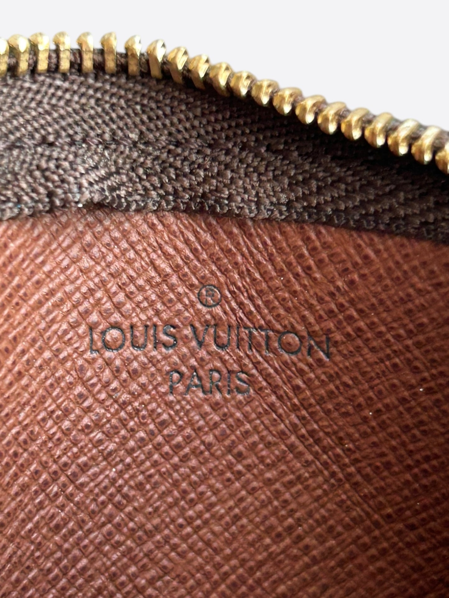 Louis Vuitton Brown Monogram Key Pouch