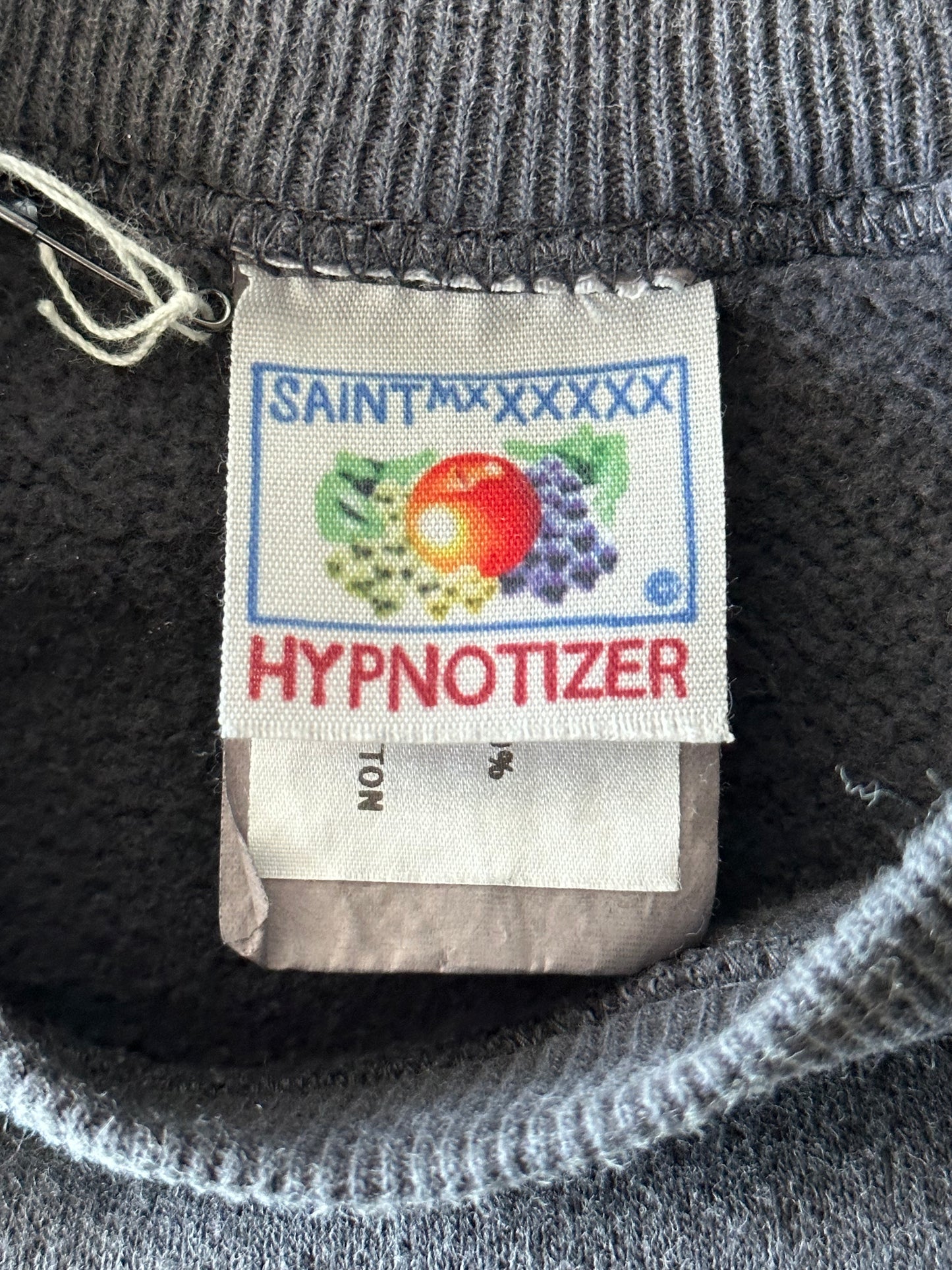 Saint Michael Washed Black Saint Aries Sweatshirt