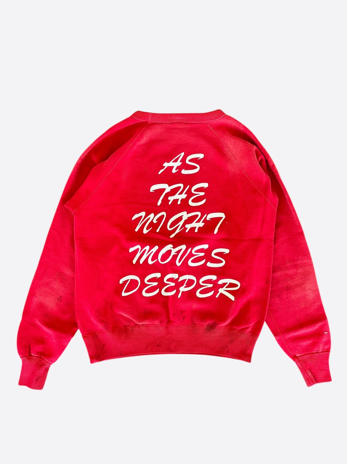 Saint Michael Red Kiss Me Sweater