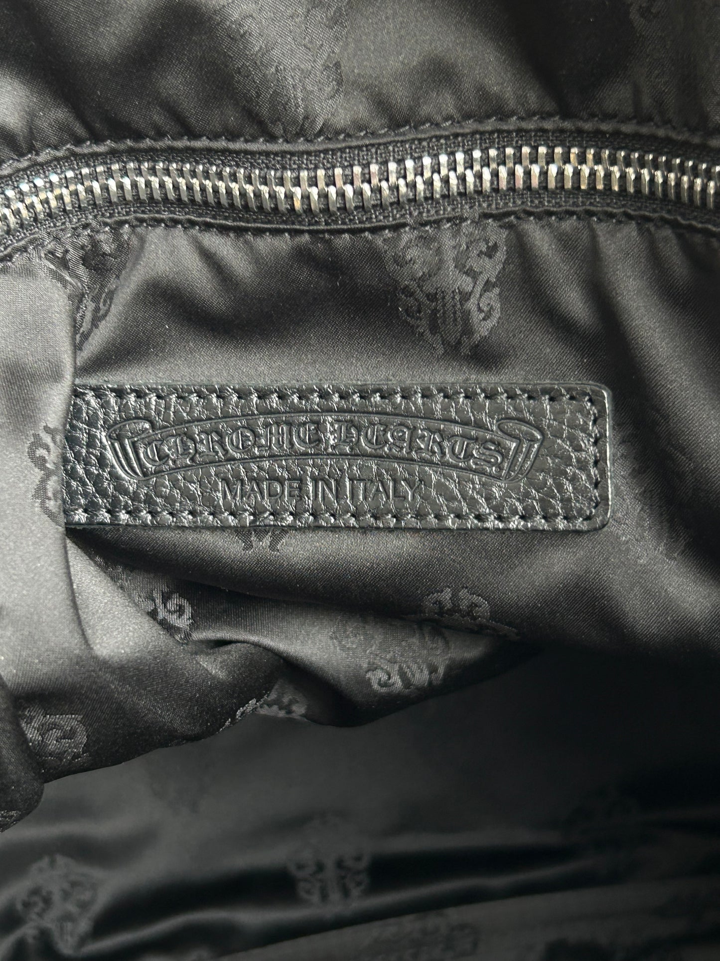 Chrome Hearts Black Stencil 7th Grade Nylon Mini Backpack