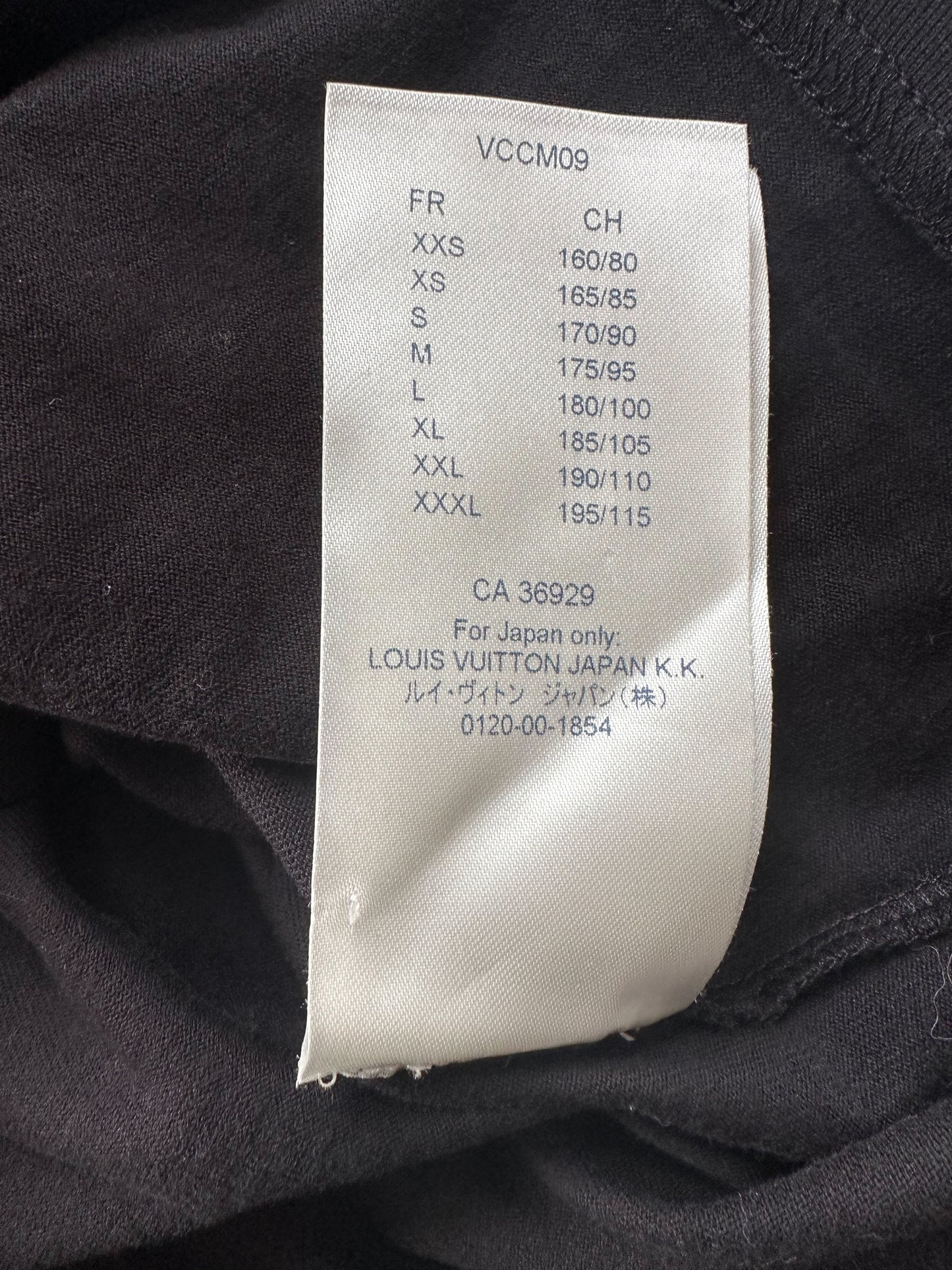 Louis Vuitton Black & White LV Stitch Logo T-Shirt