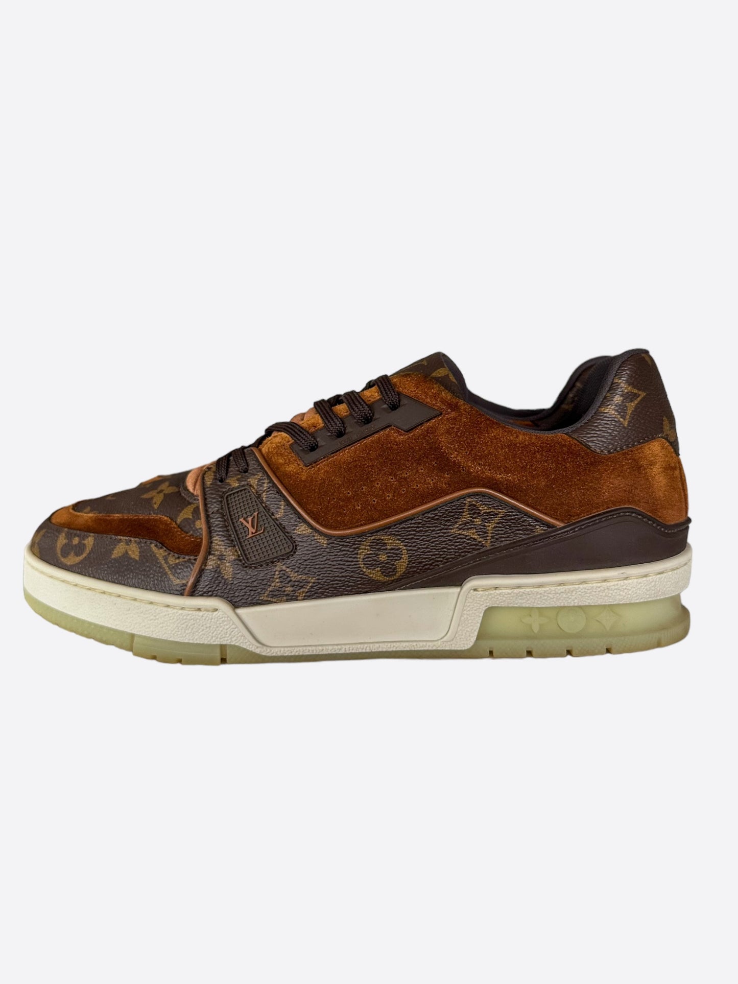 Louis Vuitton Brown Monogram Suede Trainers