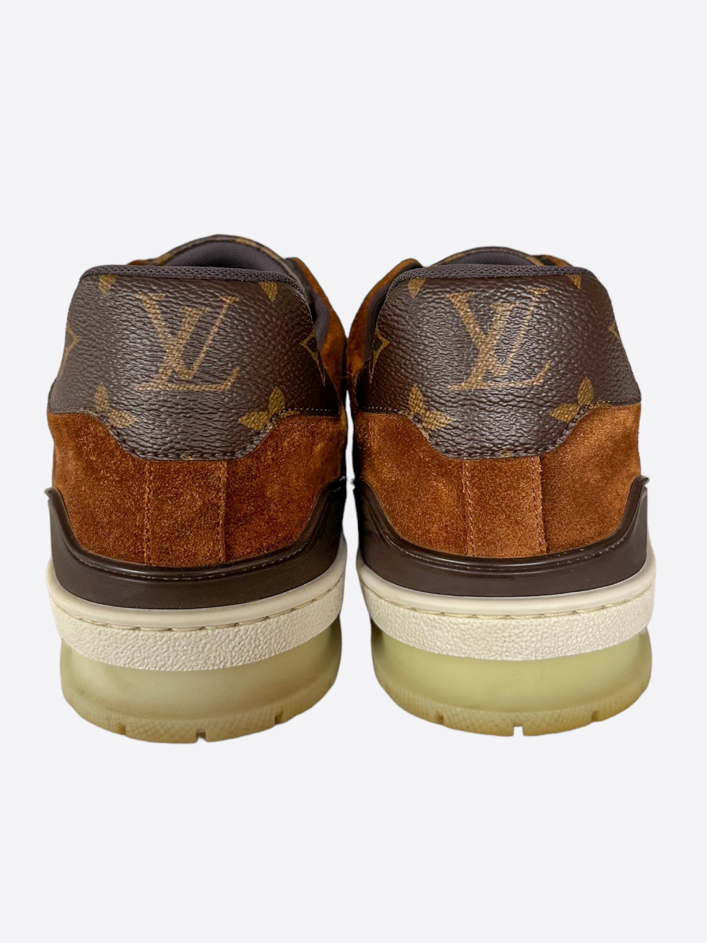 Louis Vuitton Brown Monogram Suede Trainers