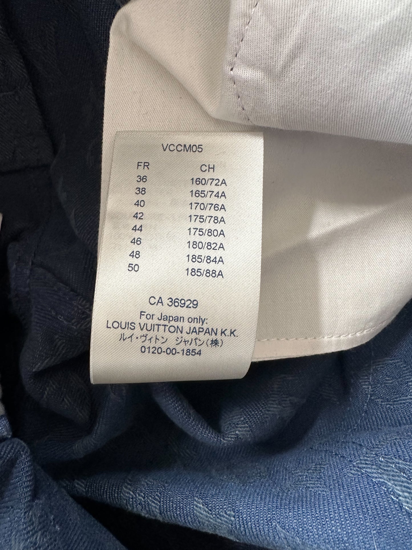 Louis Vuitton Blue Monogram Slim Jeans