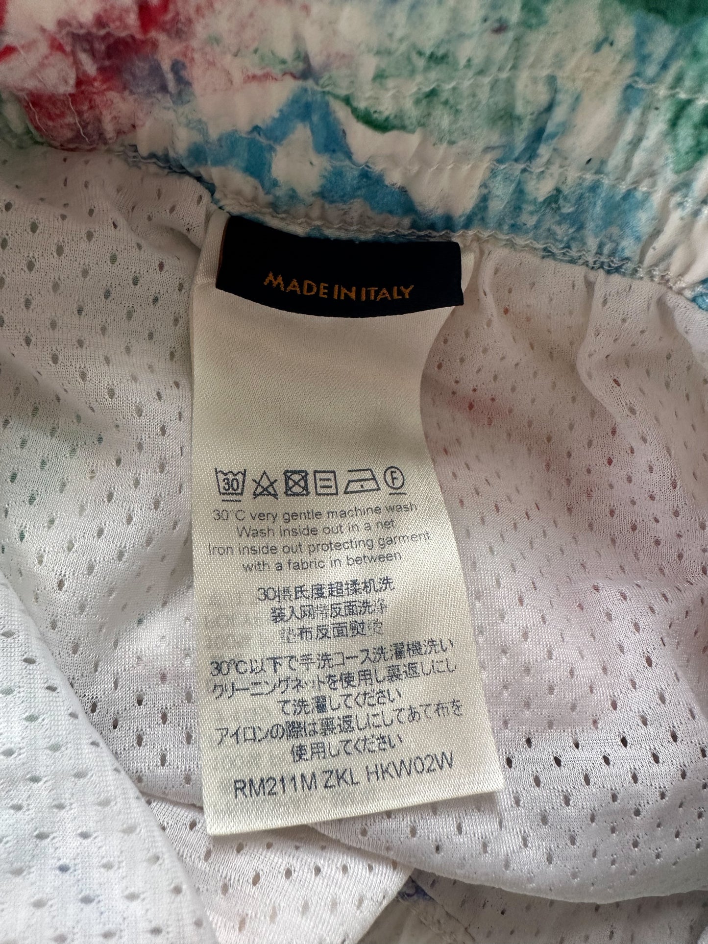 Louis Vuitton White Multicolor Pastel Monogram Swimshorts
