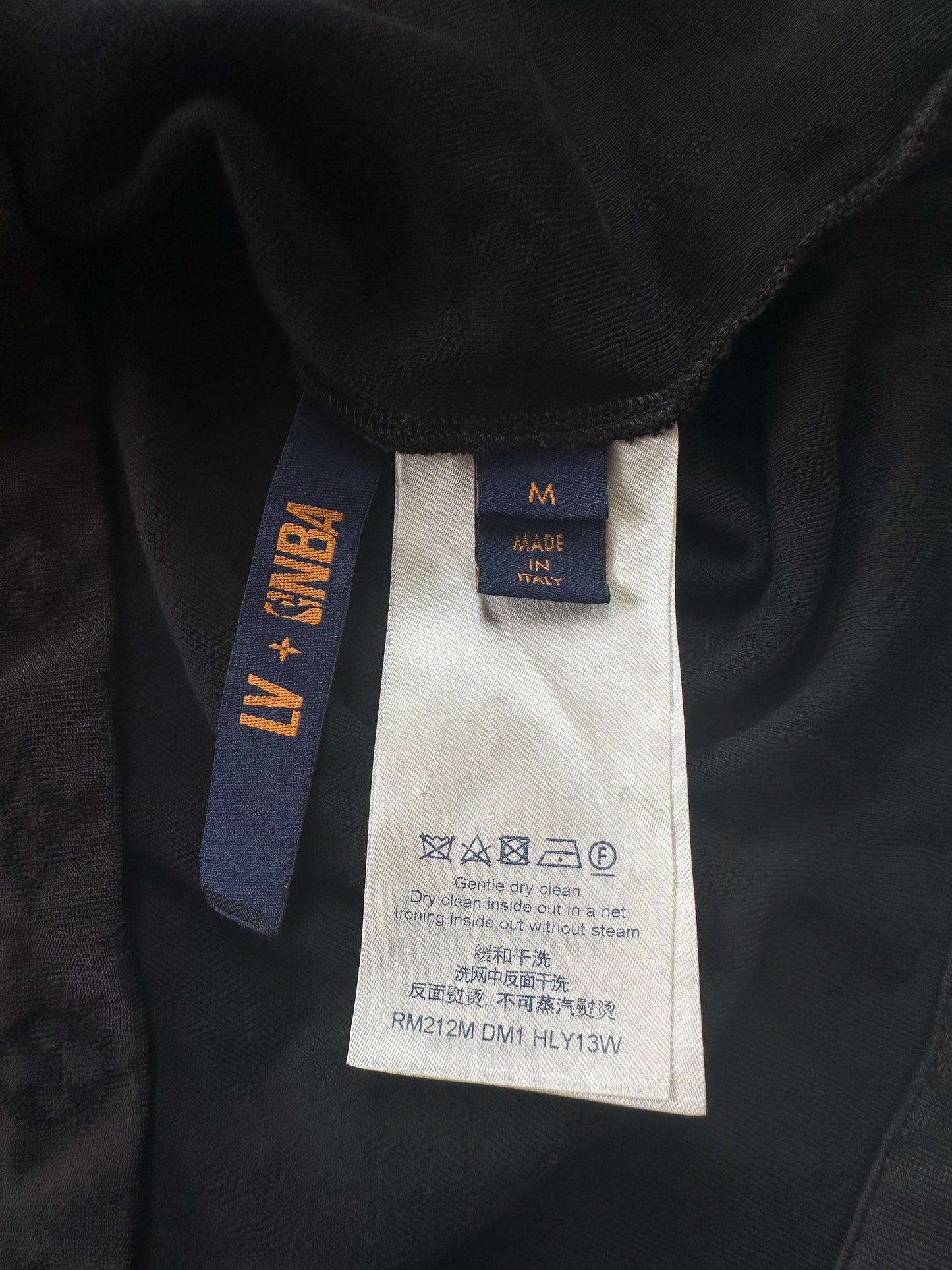 Louis Vuitton NBA Black Monogram Button Up Shirt