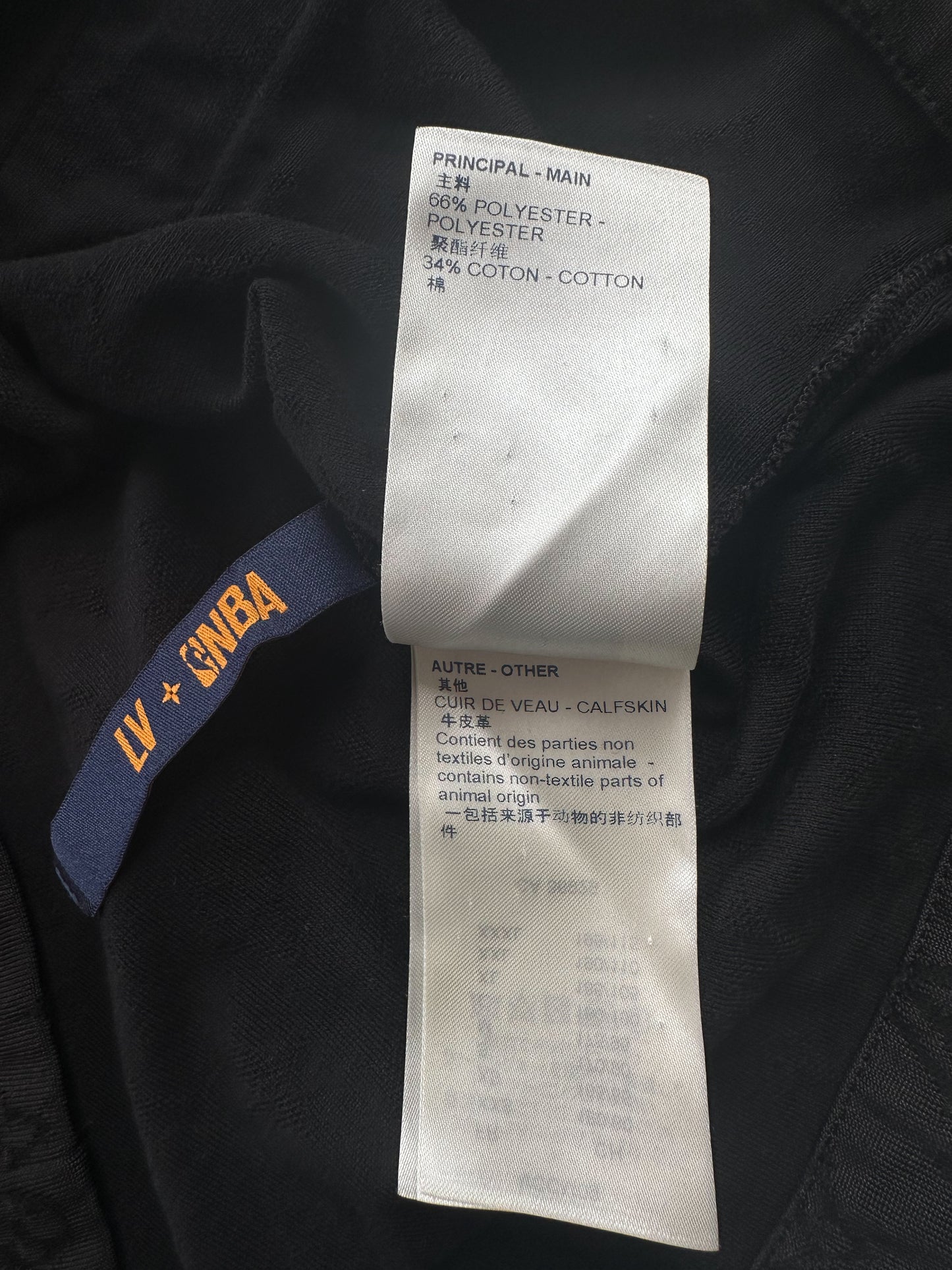 Louis Vuitton NBA Black Monogram Button Up Shirt