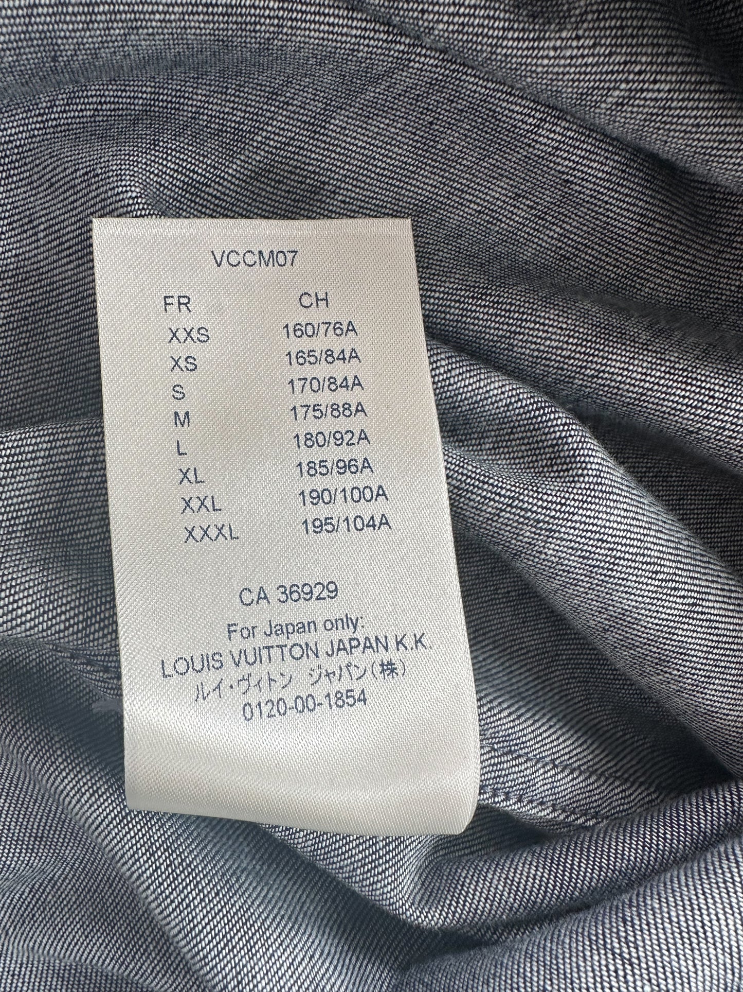 Louis Vuitton Nigo Navy Giant Damier Monogram Button Up Shirt