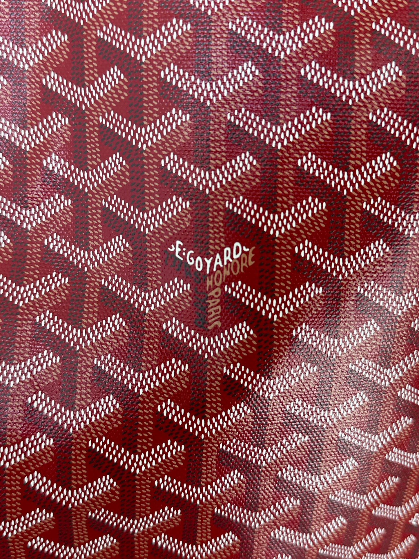 Goyard Red St. Louis GM Tote Bag