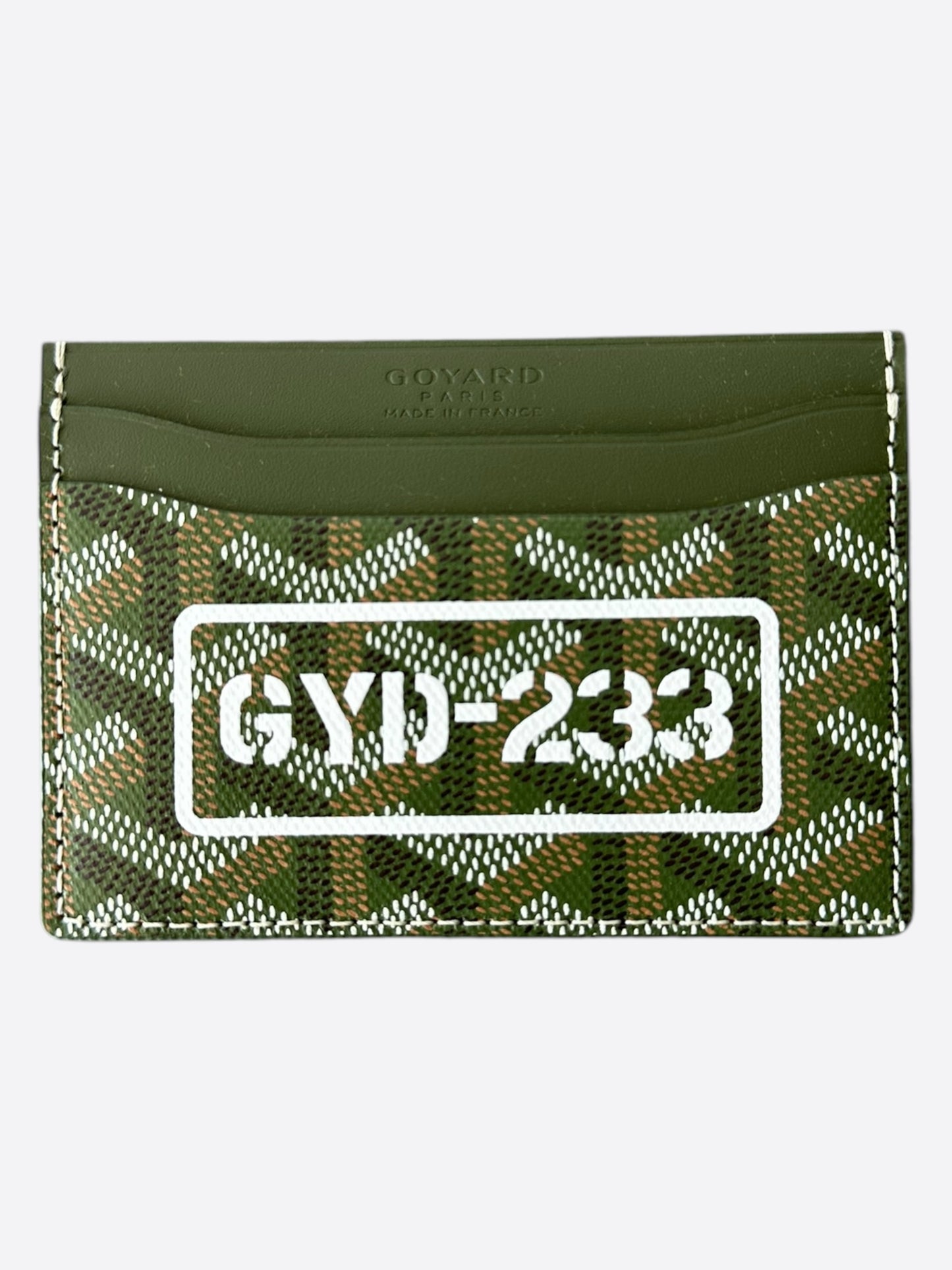Goyard Khaki Saint Sulpice Card Holder