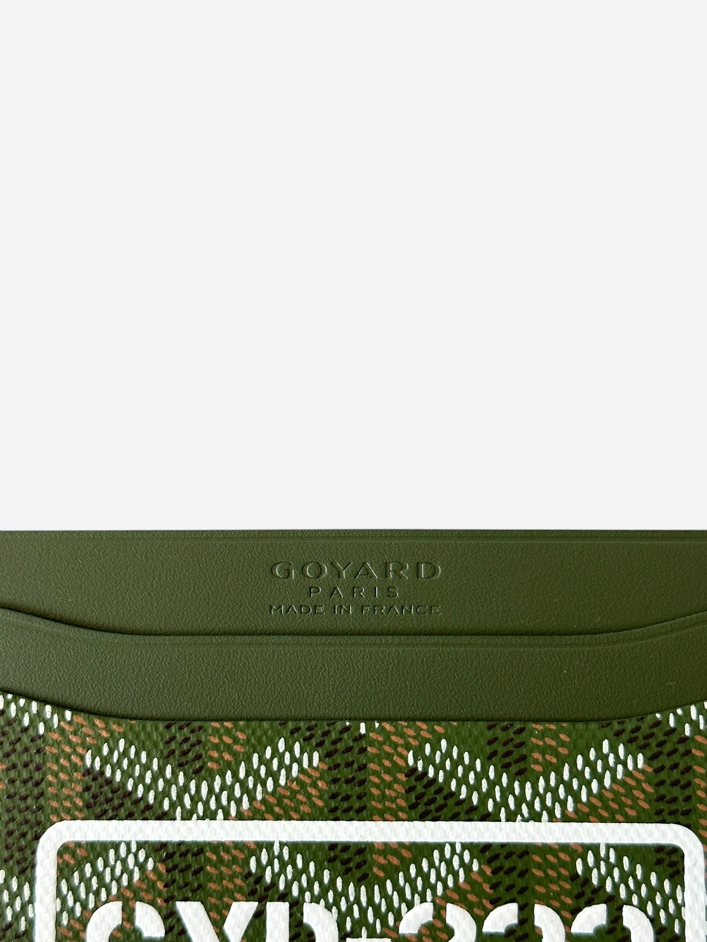 Goyard Khaki Saint Sulpice Card Holder