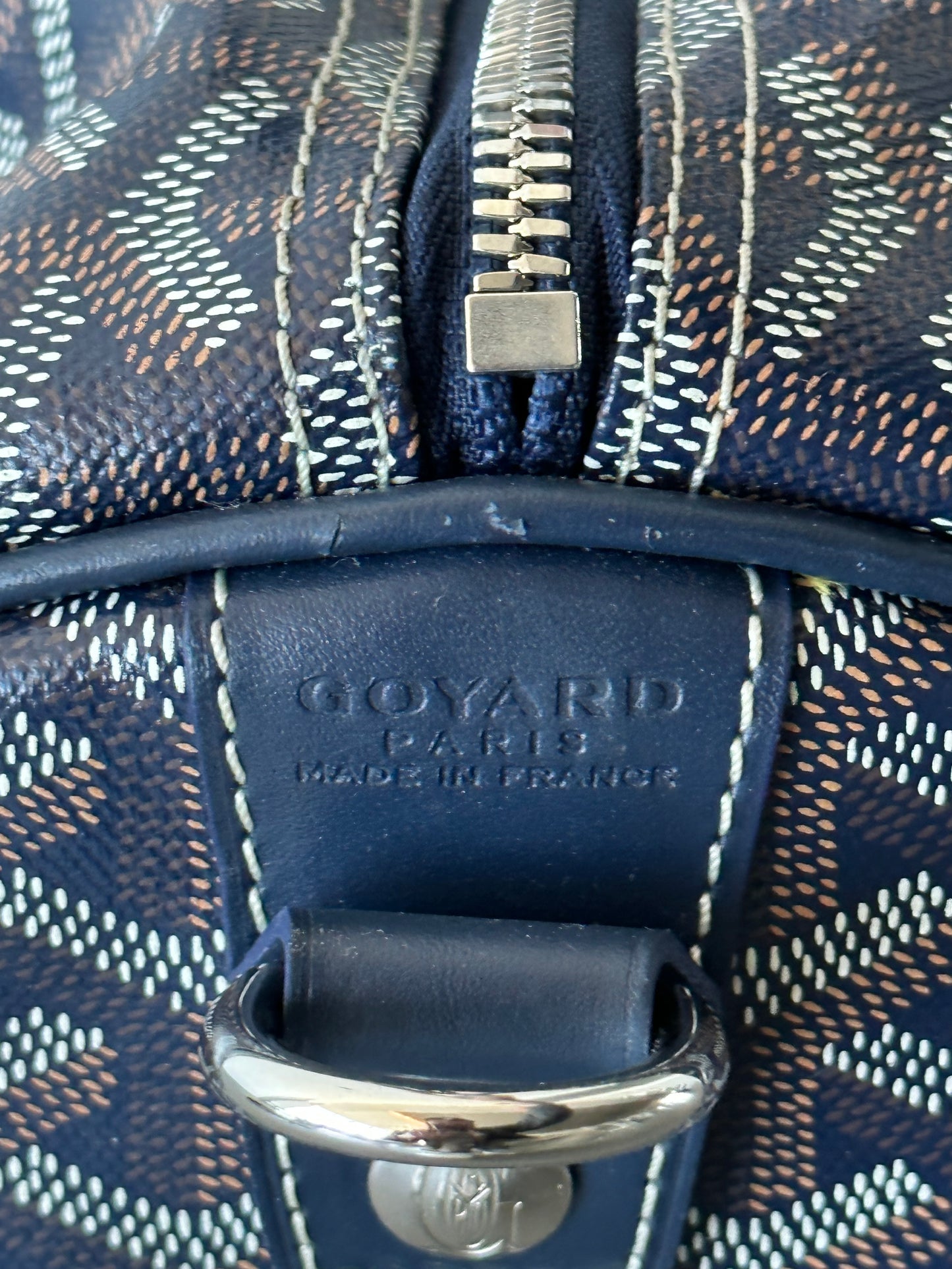 Goyard Navy Boston 50 Duffel Bag