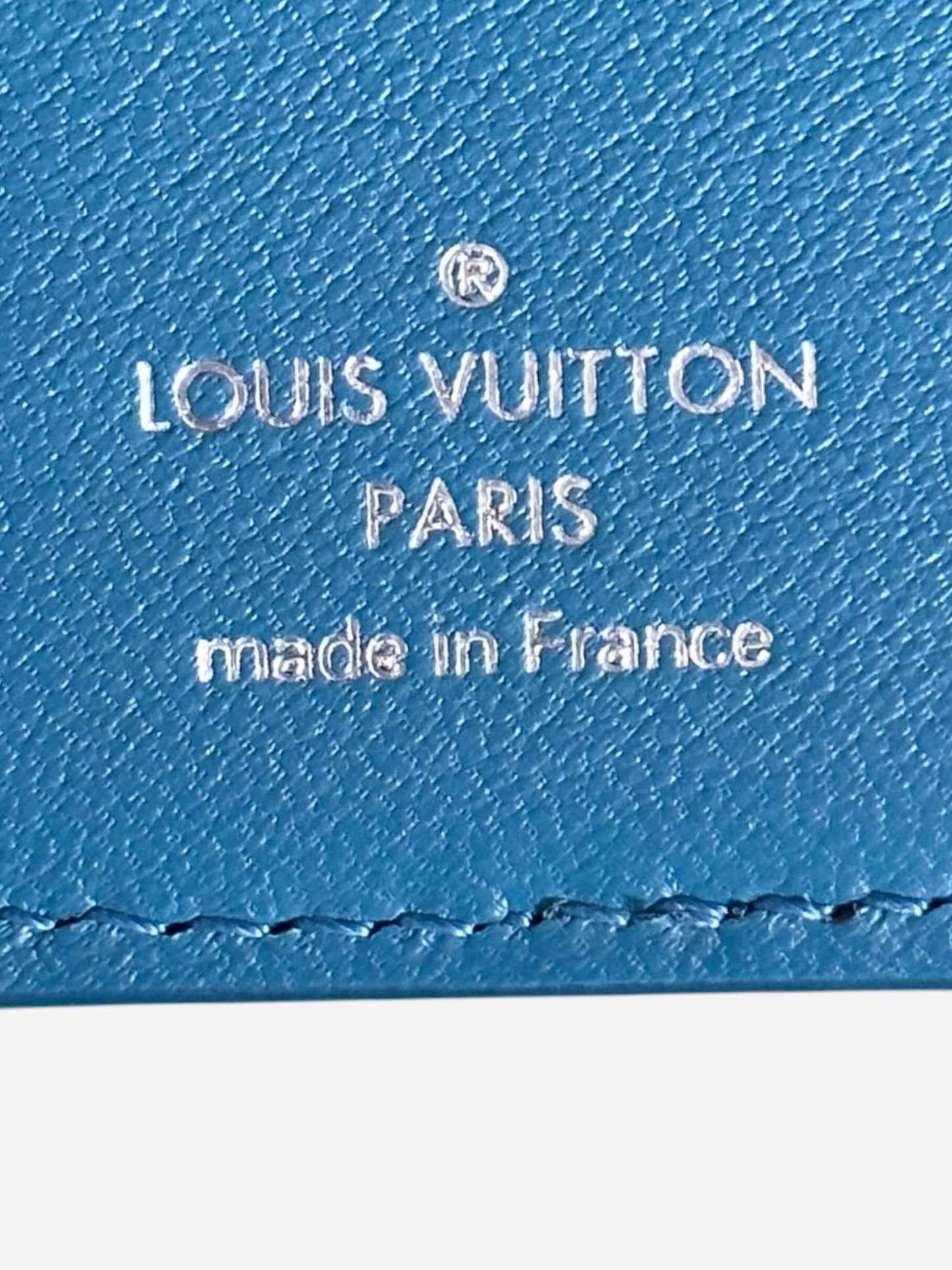 Louis Vuitton Blue Crocodile Pocket Organizer