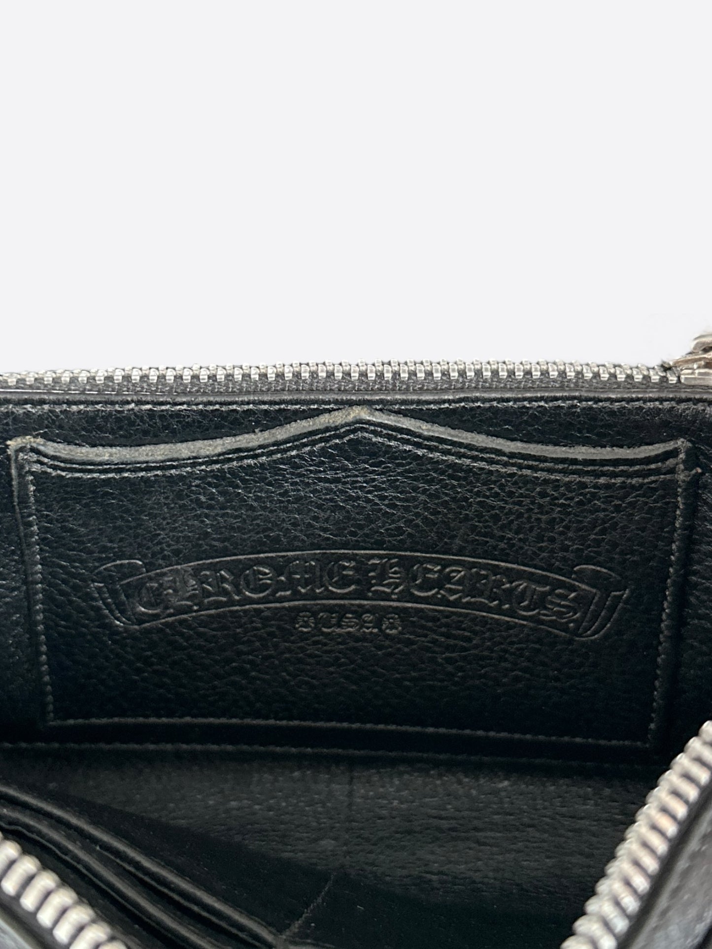 Chrome Hearts Black Multicolor Cross Patch Wallet