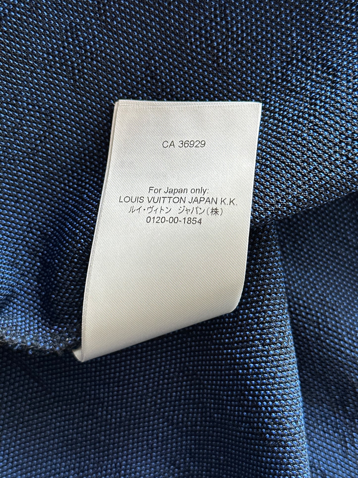 Louis Vuitton Black & Blue Monogram Zip Up Hoodie