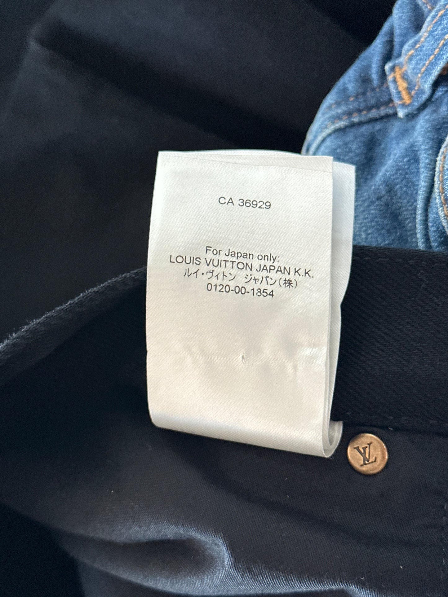 Louis Vuitton Black Monogram Carpenter Pants