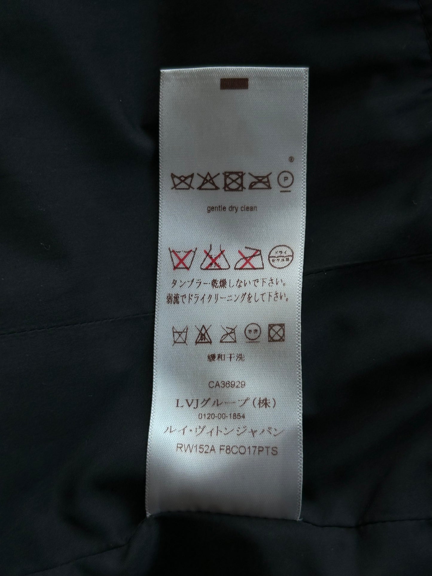Louis Vuitton Black Women's Windbreaker