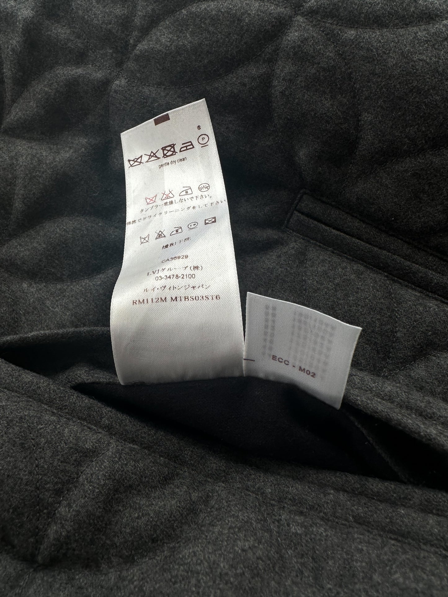 Louis Vuitton Navy Embroidered Reversible Bomber Jacket