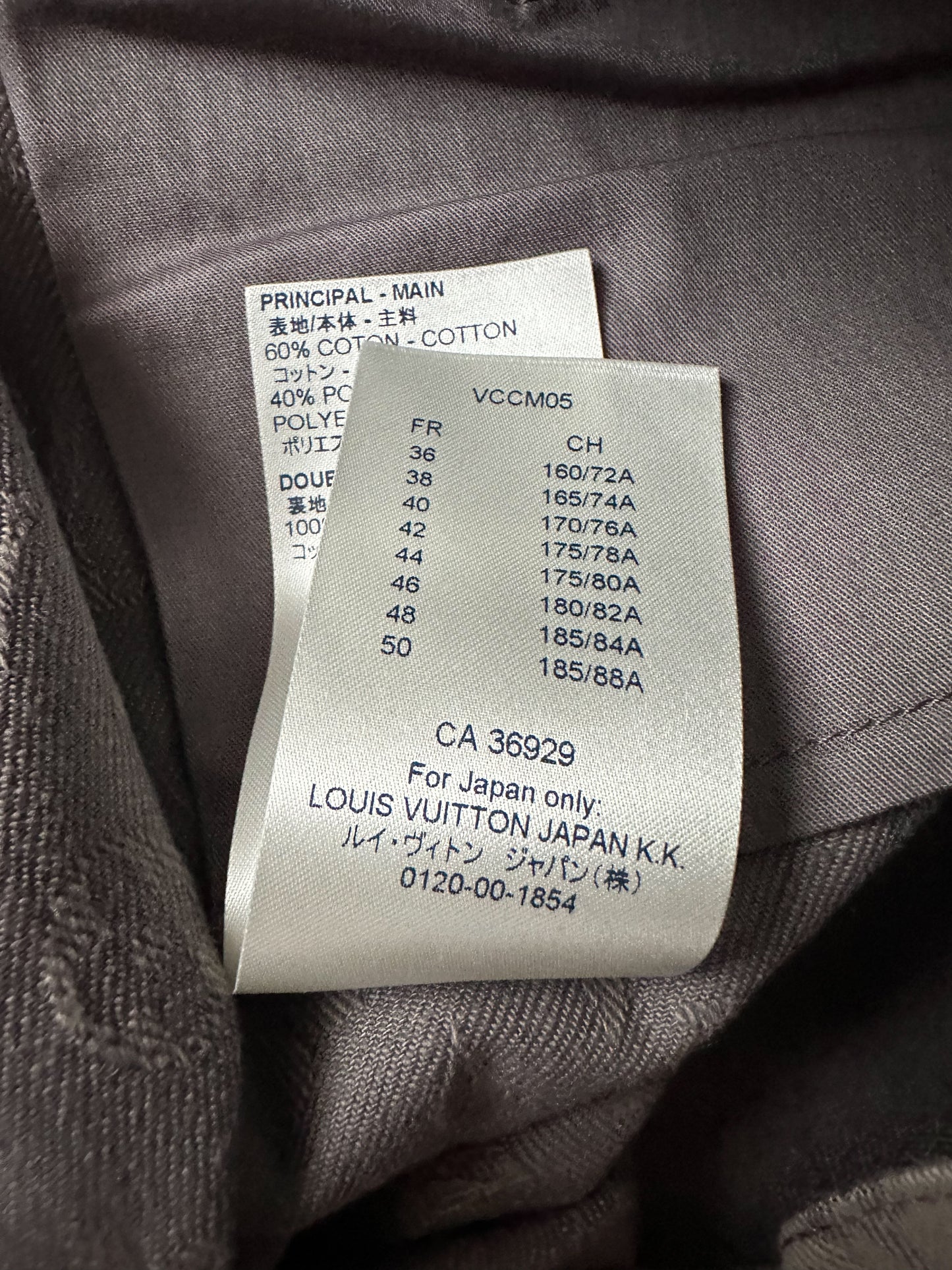 Louis Vuitton Grey Monogram Slim Jeans