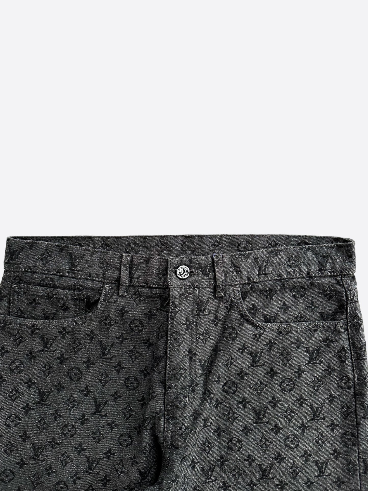 Louis Vuitton NBA Grey Monogram Jeans