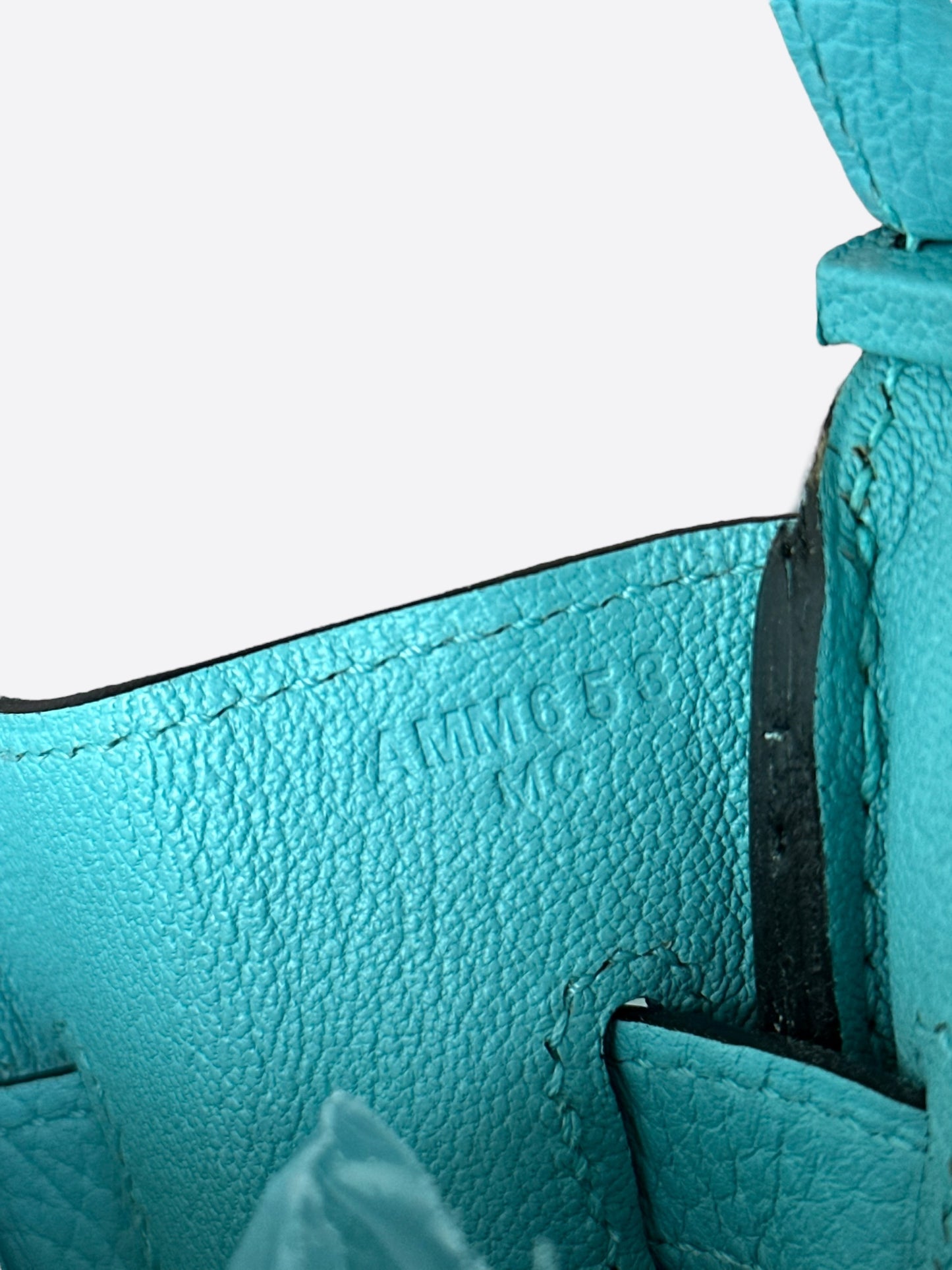 Hermes Blue Atoll Gold Hardware Togo Birkin 30