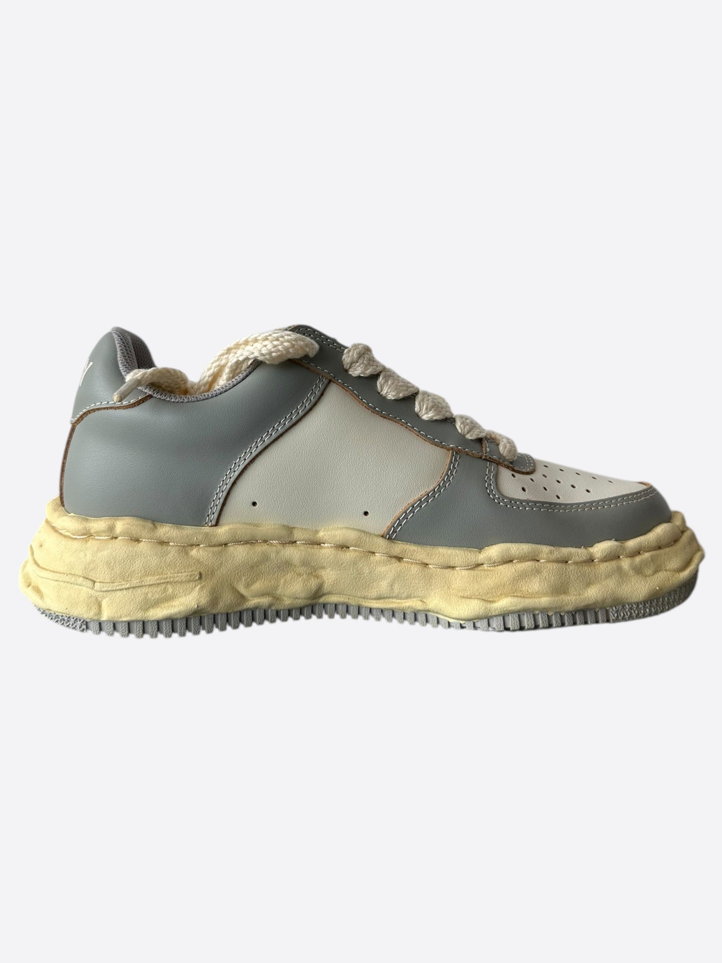 Maison Mihara Yasuhiro Aged Grey & White Wayne Sneakers